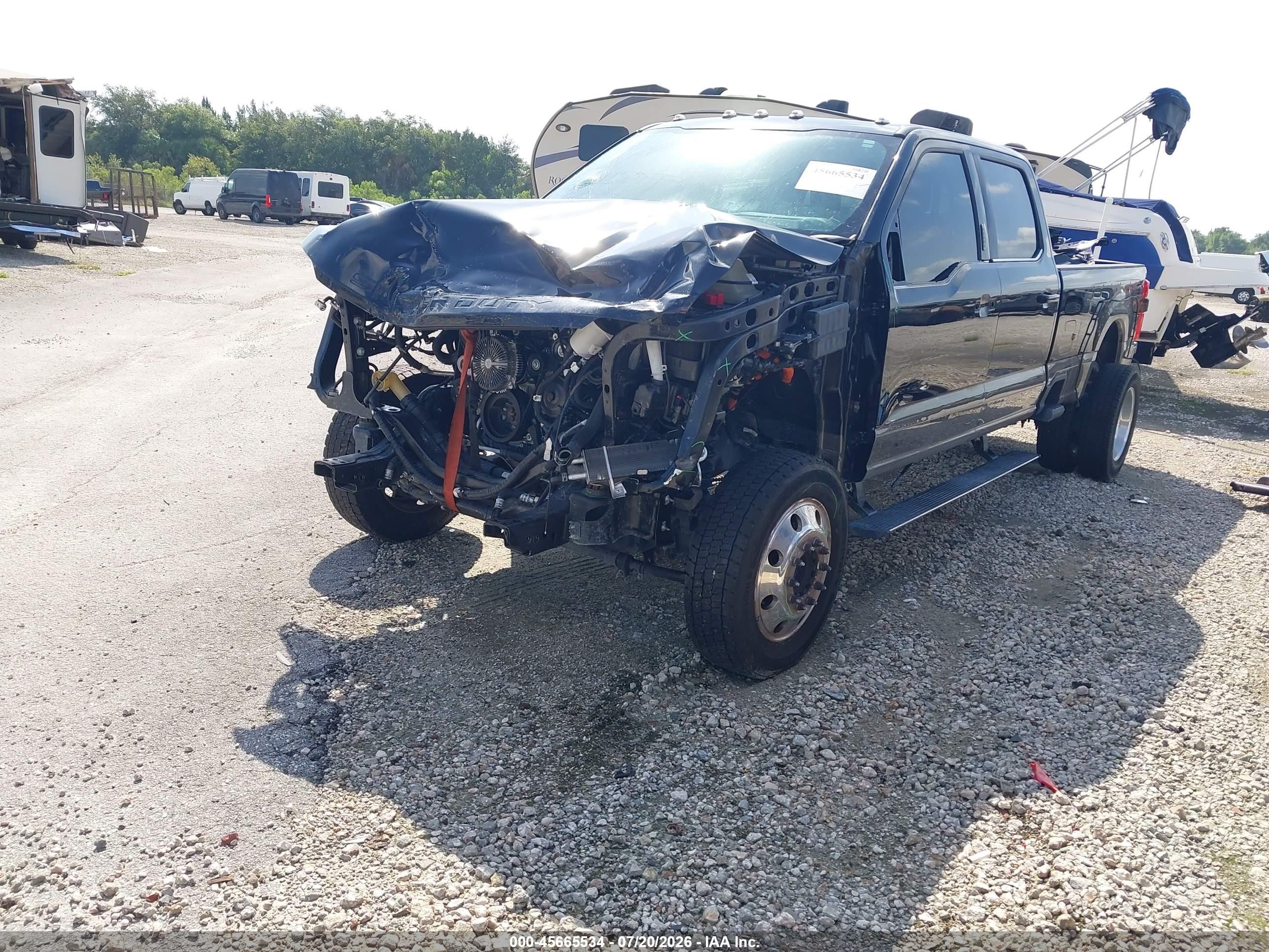 2026 Ford F450 VIN 1FT8W4DM4TEC24479 IAAI salvage auction — Front End, Rebuildable (Florida), sold $43,550 on 2026-08-12 (photo 2)