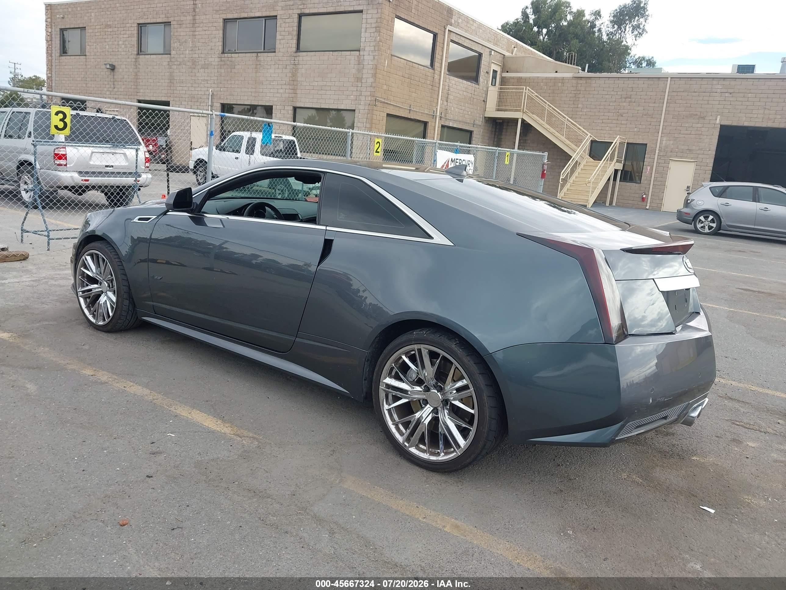 2011 Cadillac Cts VIN 1G6DV1EP3B0136434 IAAI salvage auction — Rear End, Salvage (California), sold $15,300 on 2026-09-11 (photo 3)