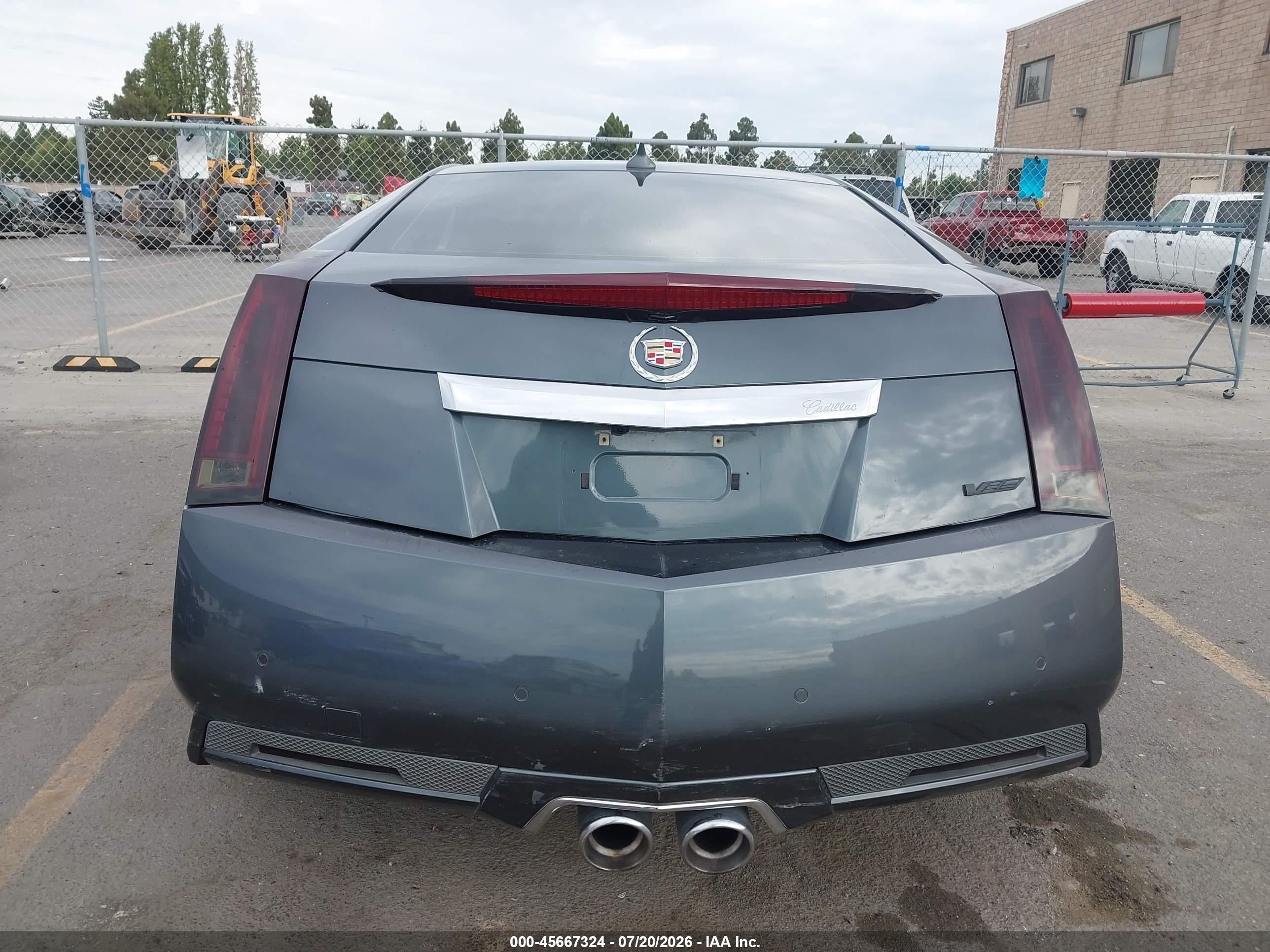 2011 Cadillac Cts VIN 1G6DV1EP3B0136434 IAAI salvage auction — Rear End, Salvage (California), sold $15,300 on 2026-09-11 (photo 6)