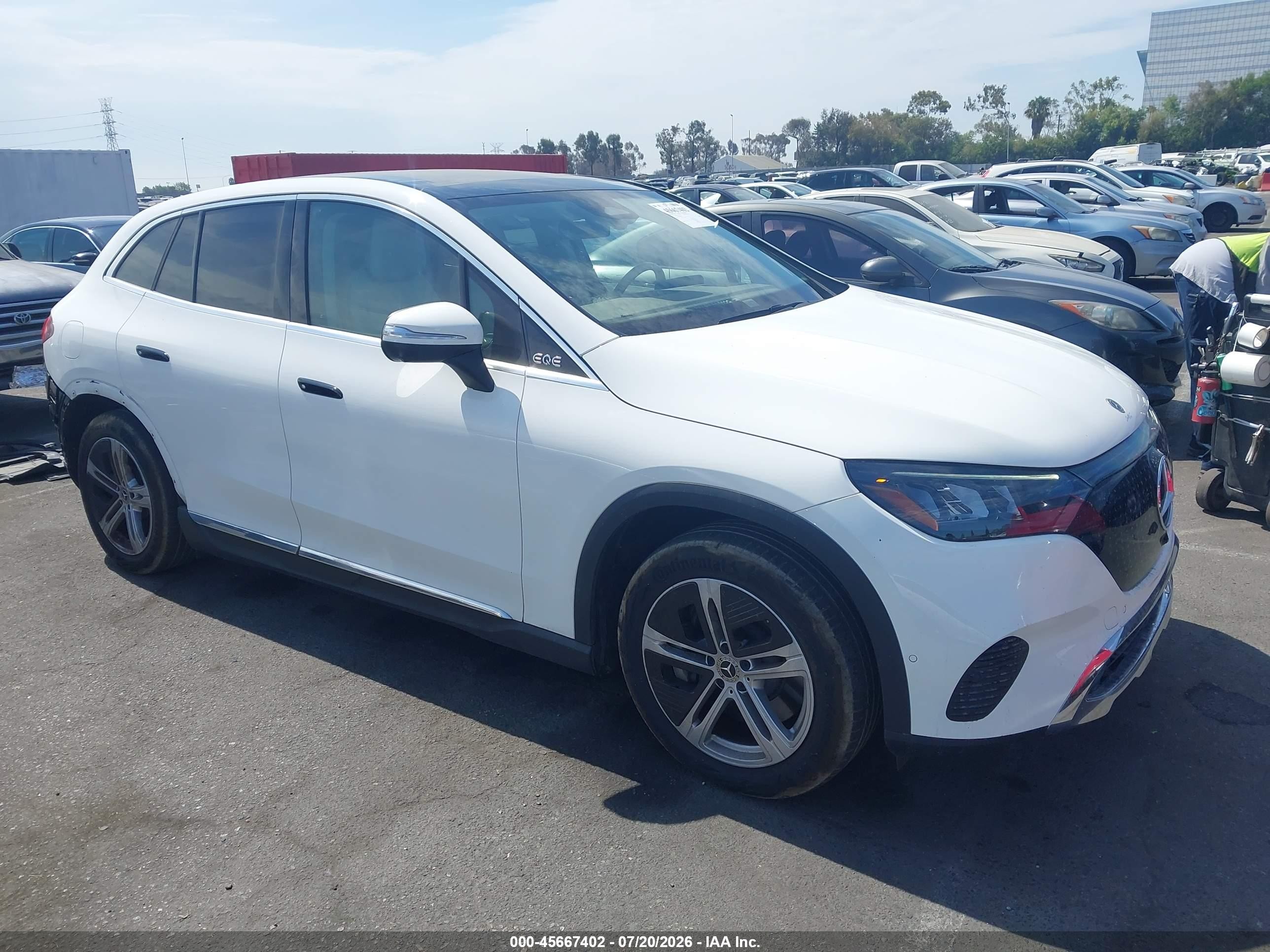 2023 Mercedes-Benz EQE VIN 4JGGM2BB7PA009579 — IAAI salvage auction photo