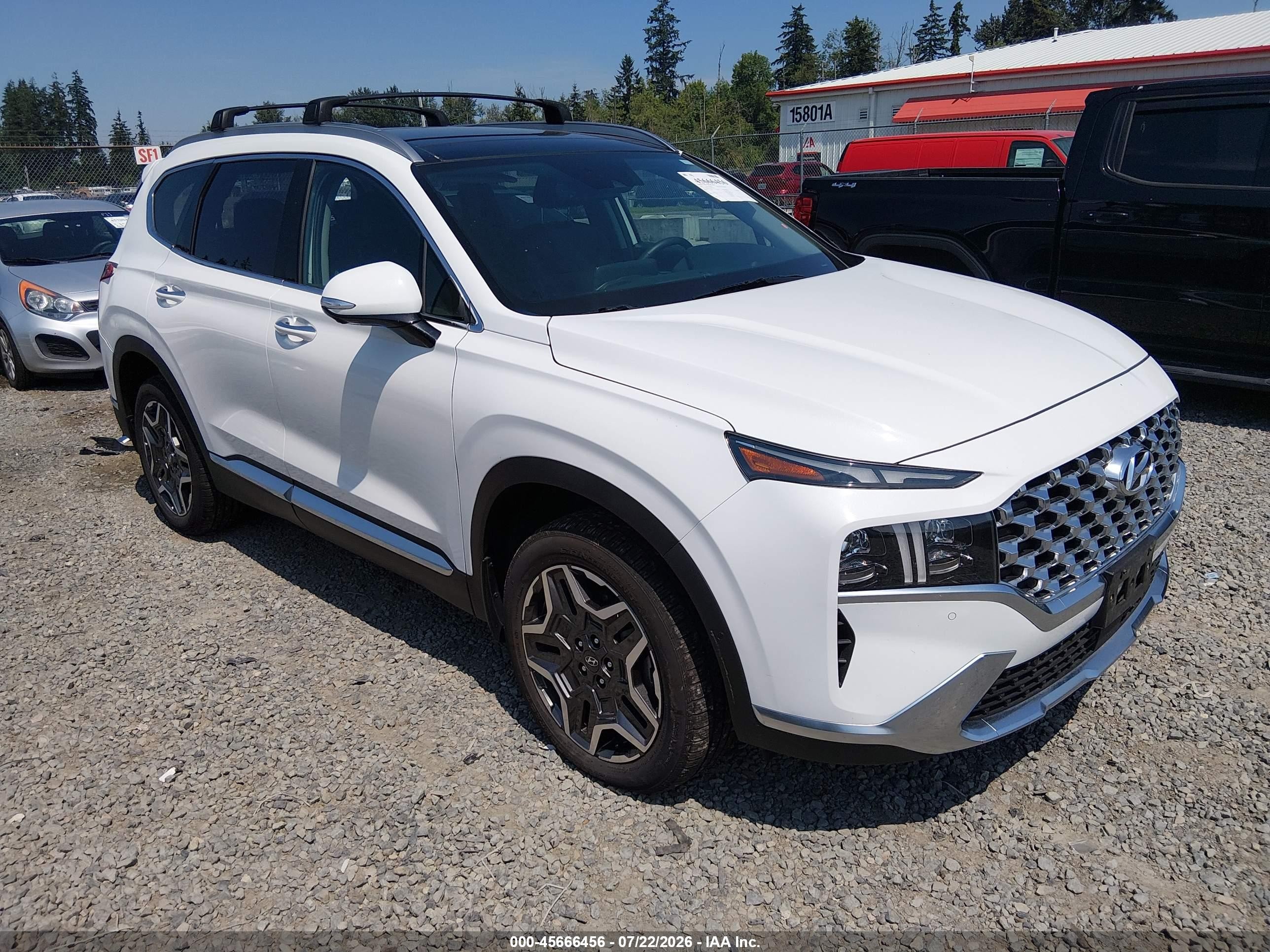 2023 Hyundai Santa Fe Hybrid VIN 5NMS5DA11PH012919 — IAAI salvage auction photo