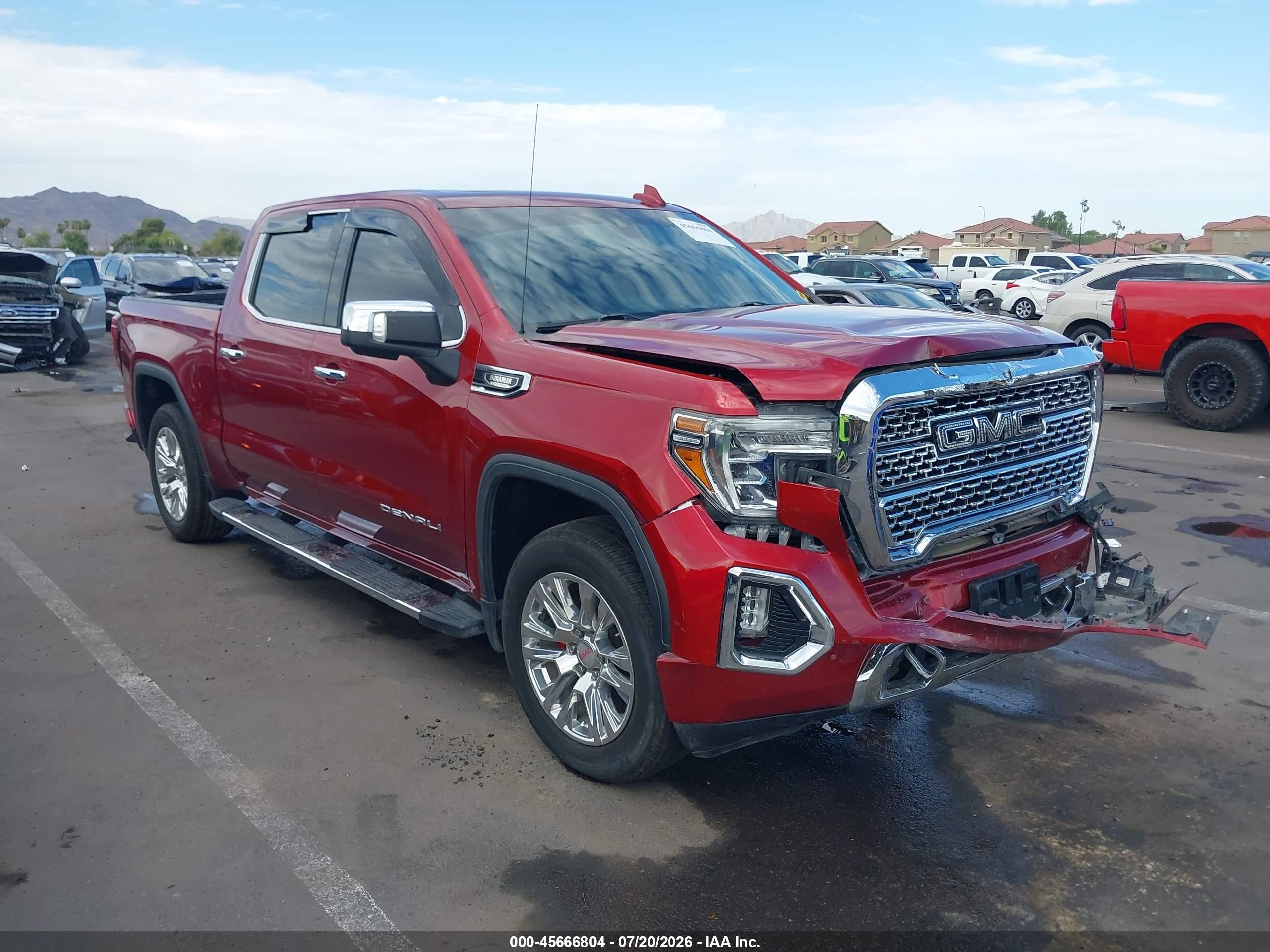 2022 Gmc SIERRA VIN 3GTU9FET3NG216554 IAAI salvage auction — Unknown, Salvage (Arizona), sold $12,575 on 2026-08-25 (photo 1)