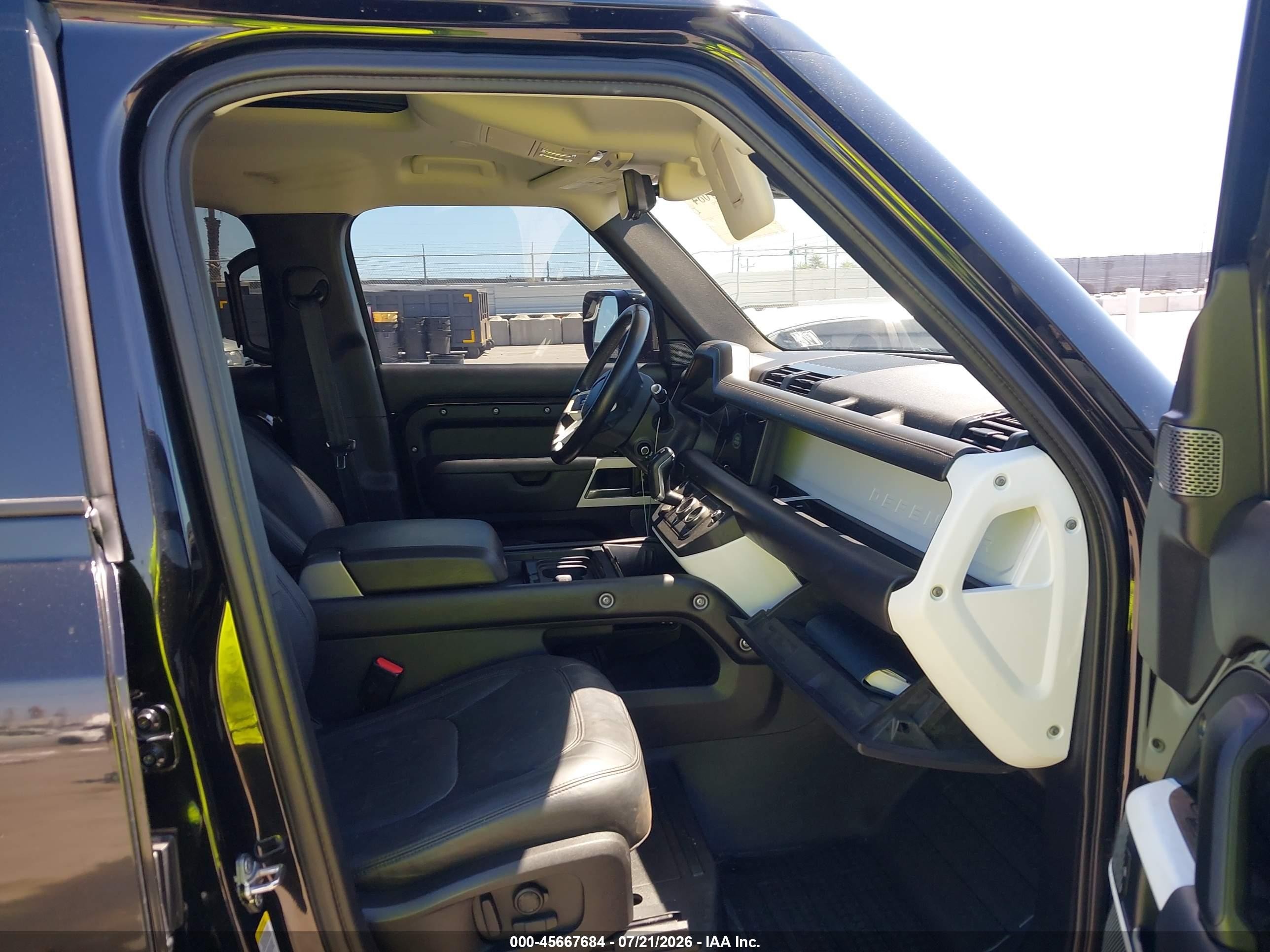 2020 Land Rover Defender VIN SALEP7EU6L2015884 IAAI salvage auction — Front End, Salvage (California), sold $28,250 on 2026-08-23 (photo 5)