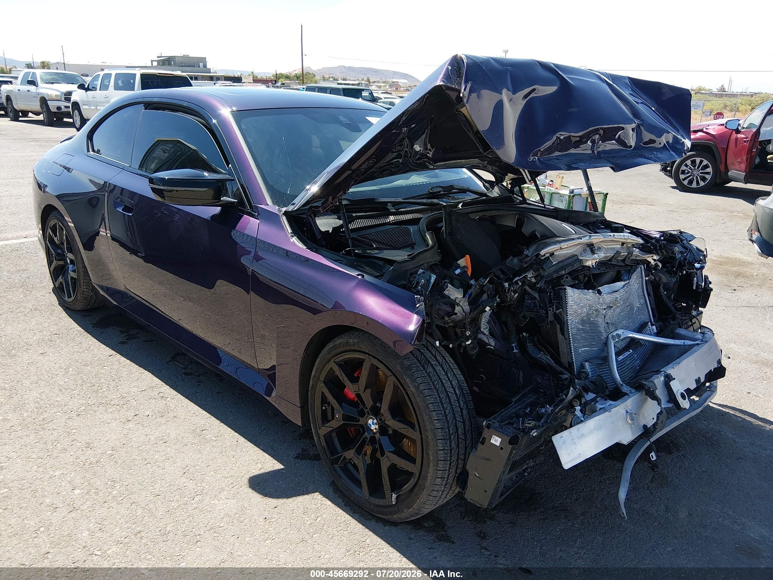 2026 BMW M240i VIN 3MW43CM05T8G27577 — IAAI salvage auction photo