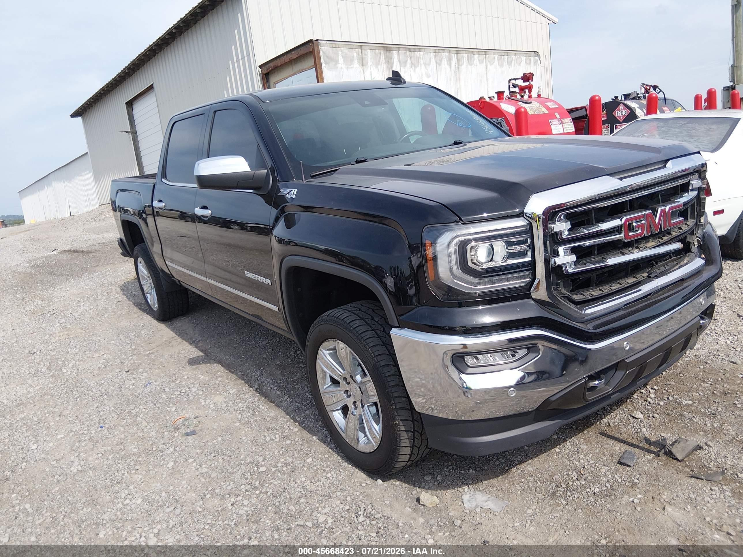 2018 GMC Sierra 1500 VIN 3GTU2NEC8JG616182 — IAAI salvage auction photo