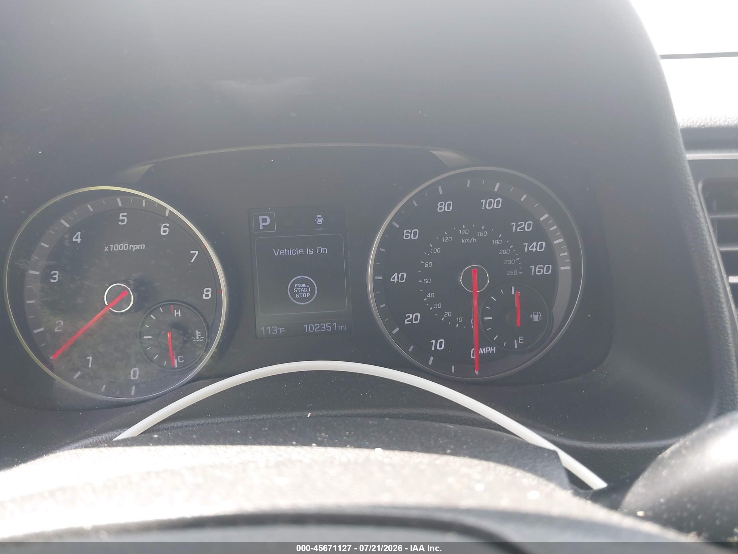 2018 Hyundai Elantra VIN KMHD04LB5JU559099 IAAI salvage auction — Front End, Original (Texas), sold $2,150 on 2026-09-16 (photo 7)