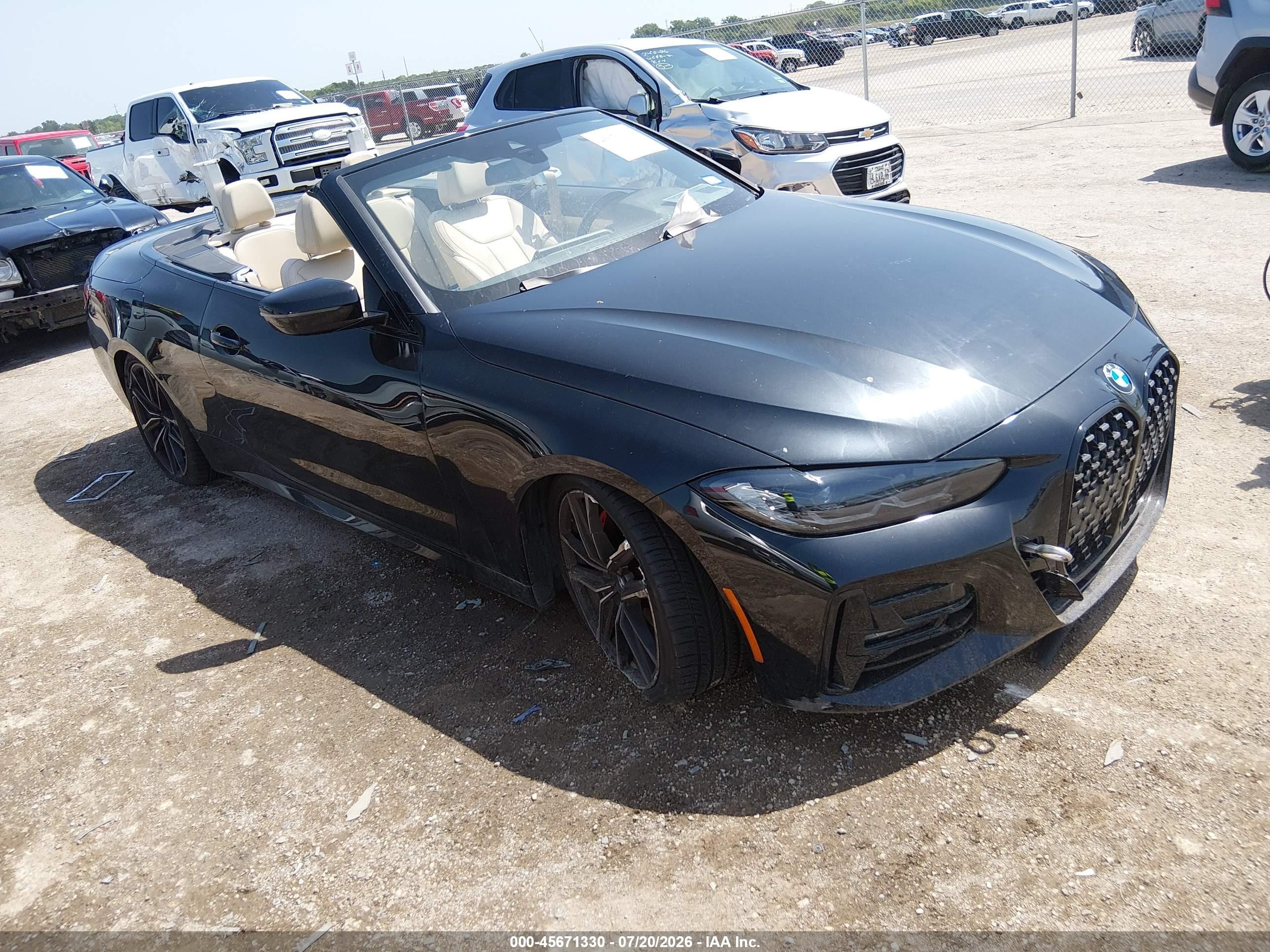 2022 BMW 4 Series VIN WBA23AT08NCK57251 — IAAI salvage auction photo