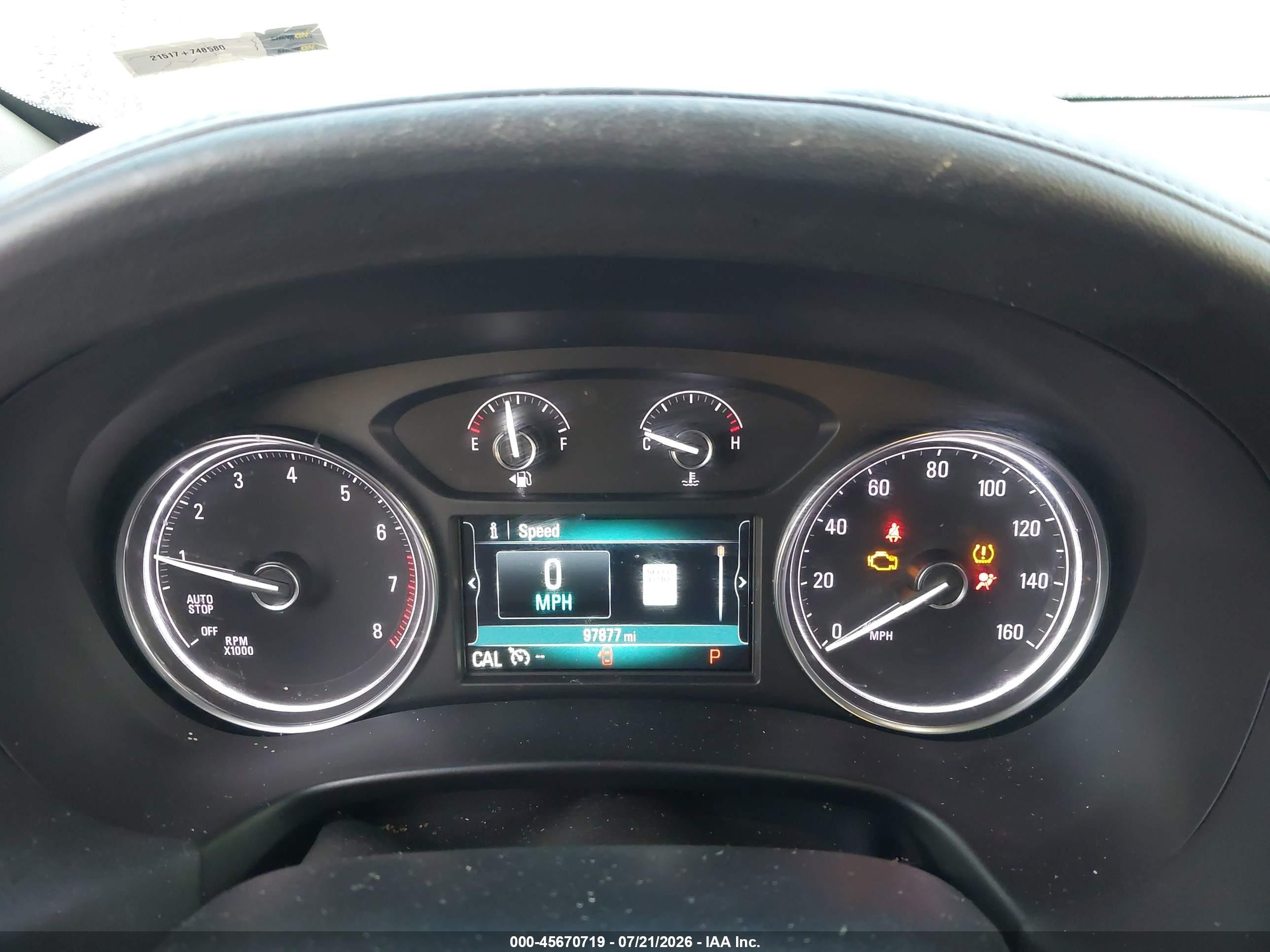 2019 Buick Enclave VIN 5GAERBKW2KJ124178 IAAI salvage auction — Front End, Salvage (Texas), sold $3,000 on 2026-09-14 (photo 7)