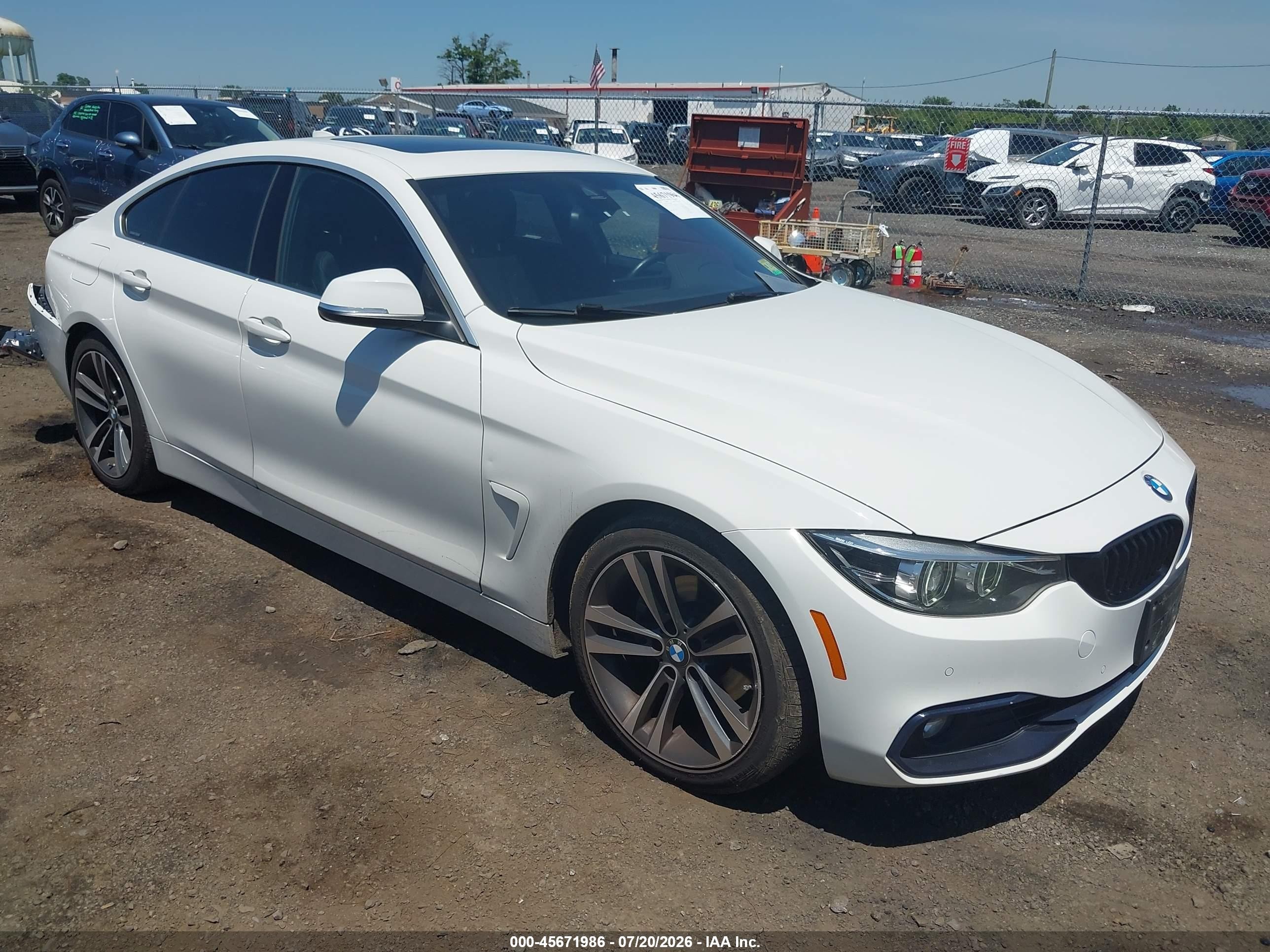 2020 BMW 4 Series VIN WBA4J1C06LCD51885 — IAAI salvage auction photo