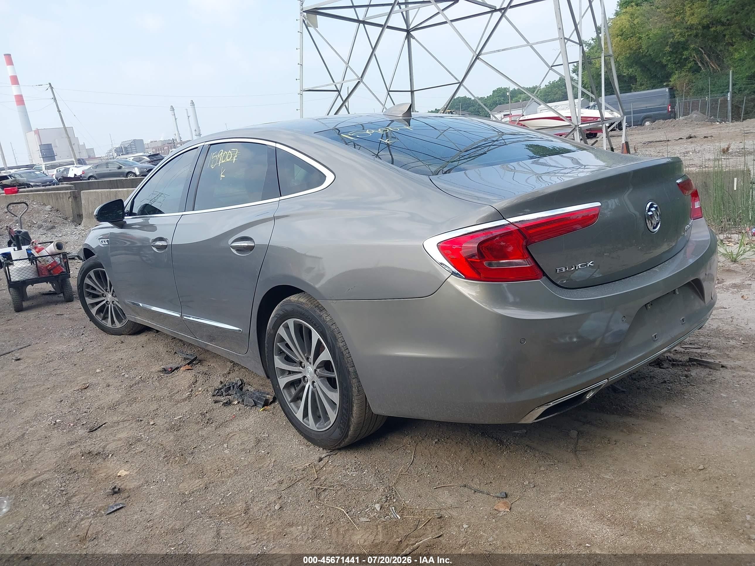 2017 Buick LaCrosse VIN 1G4ZR5SS5HU159007 IAAI salvage auction — Front End, Wait Title, sold $2,150 on 2026-09-22 (photo 3)