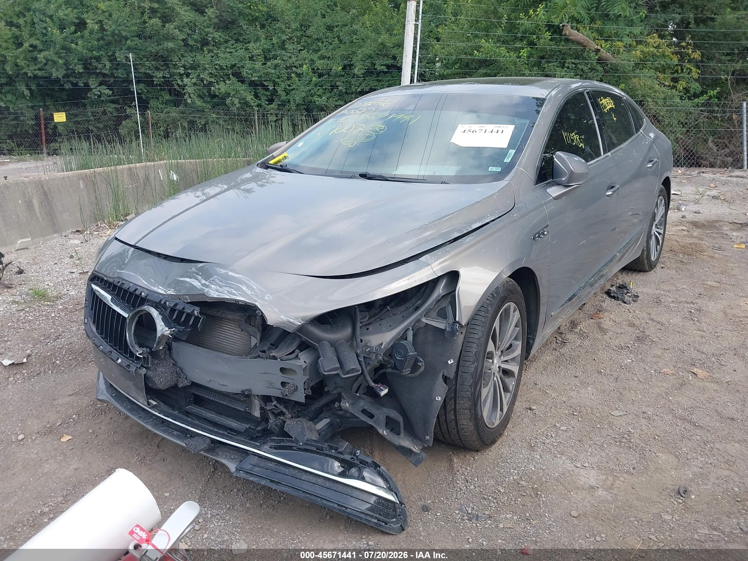 2017 Buick LaCrosse VIN 1G4ZR5SS5HU159007 IAAI salvage auction — Front End, Wait Title, sold $2,150 on 2026-09-22 (photo 6)