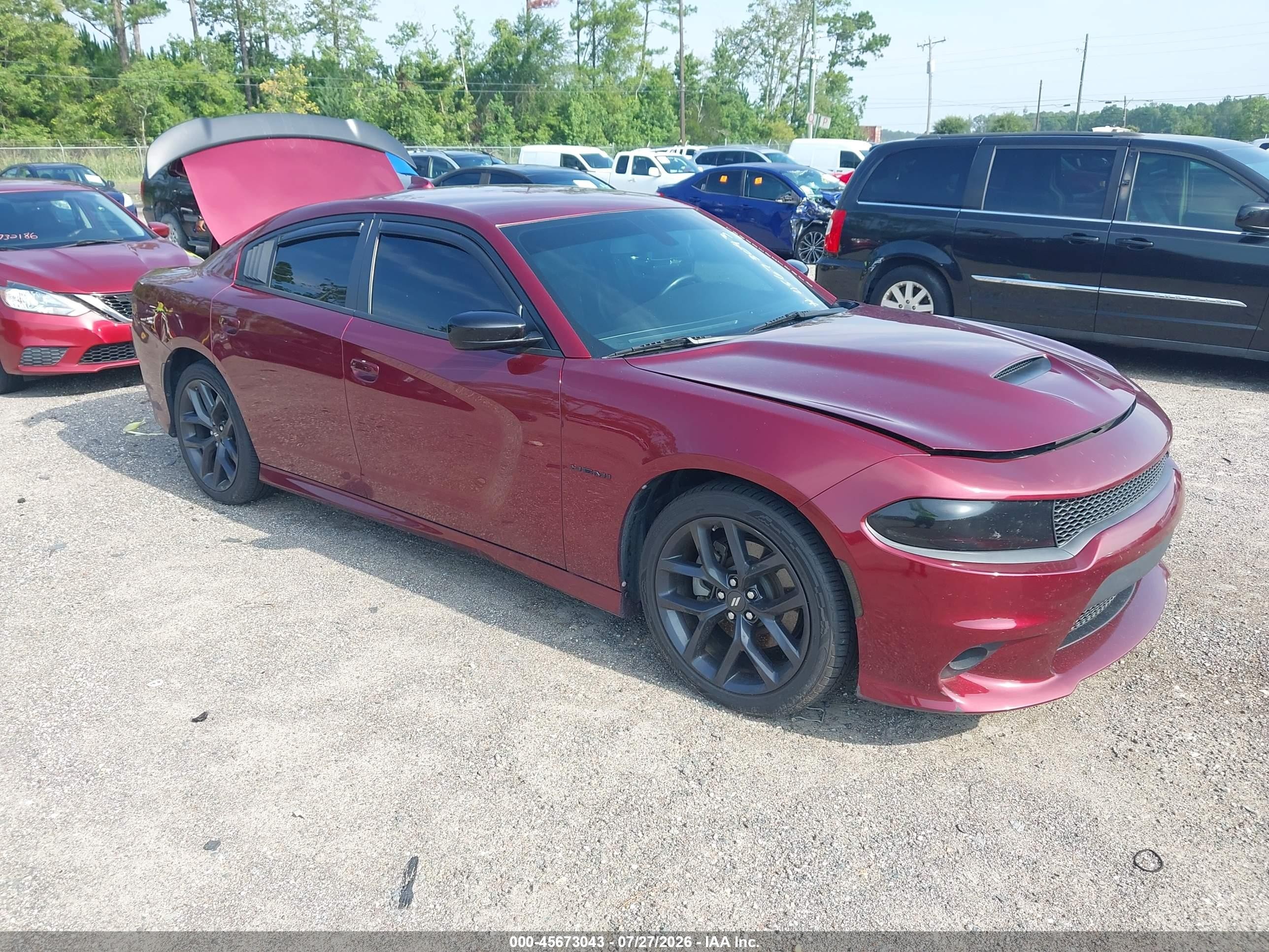 2022 Dodge Charger VIN 2C3CDXCT8NH261707 — IAAI salvage auction photo