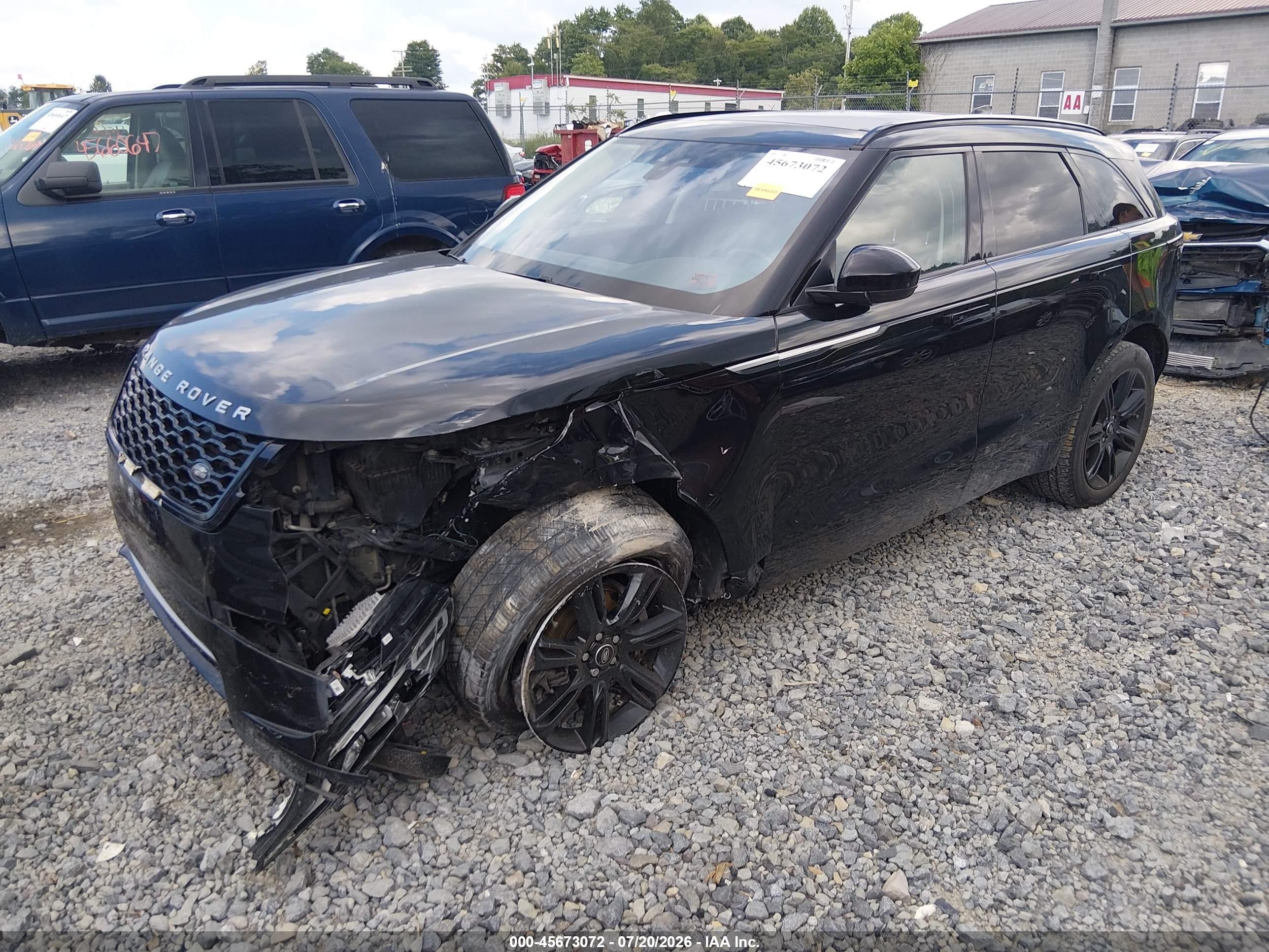 2020 Land rover Range rover velar VIN SALYB2EX2LA287038 IAAI salvage auction — Unknown, Salvage (West Virginia), sold $6,800 on 2026-09-13 (photo 2)