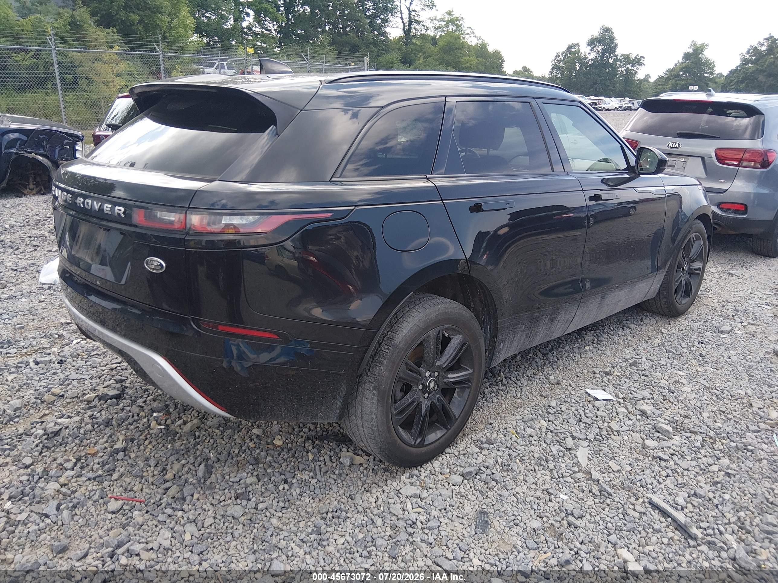 2020 Land rover Range rover velar VIN SALYB2EX2LA287038 IAAI salvage auction — Unknown, Salvage (West Virginia), sold $6,800 on 2026-09-13 (photo 4)