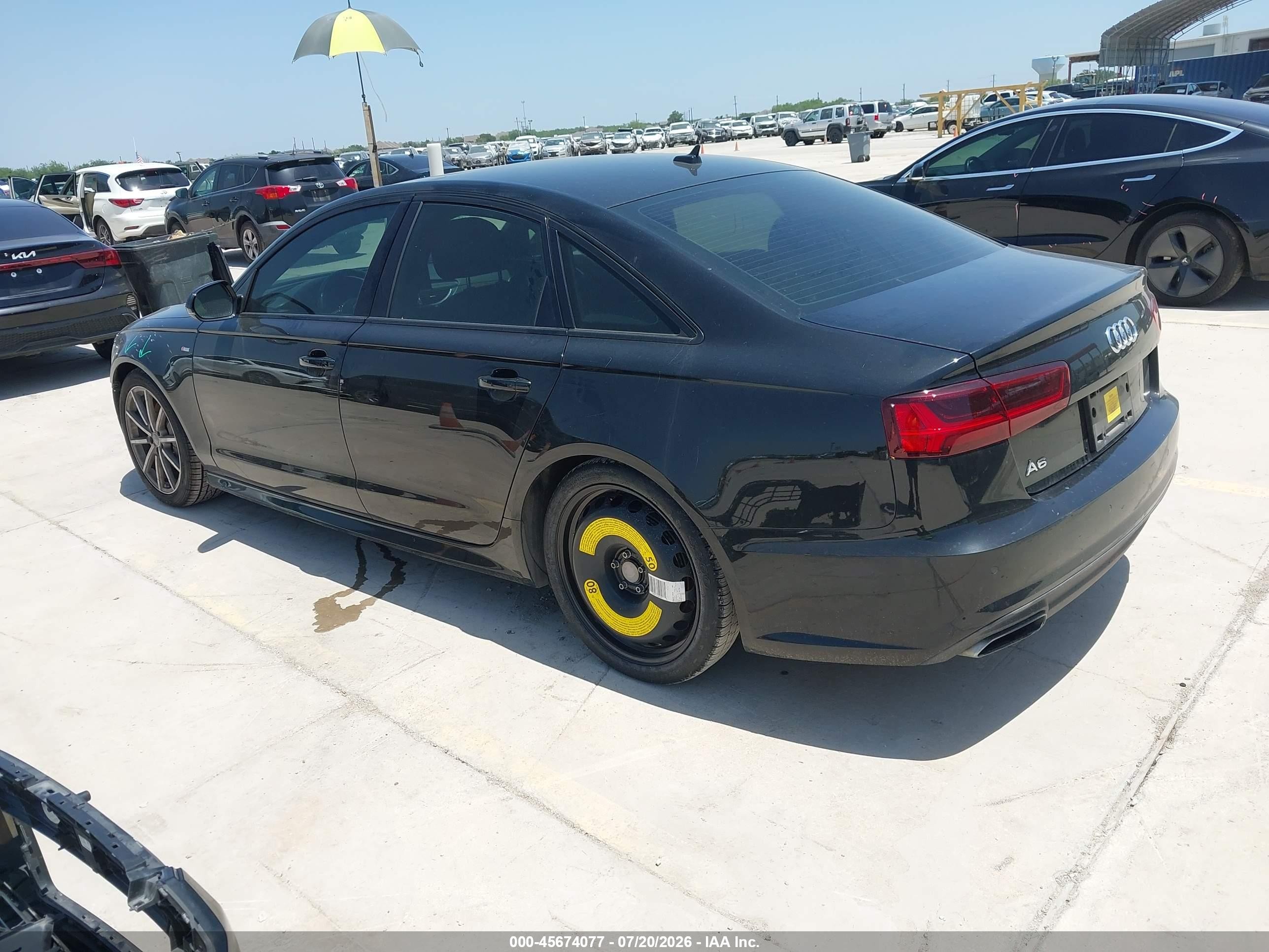 2017 Audi A6 VIN WAUD8AFC6HN033937 IAAI salvage auction — Front End, Salvage (Texas), sold $2,650 on 2026-09-07 (photo 3)