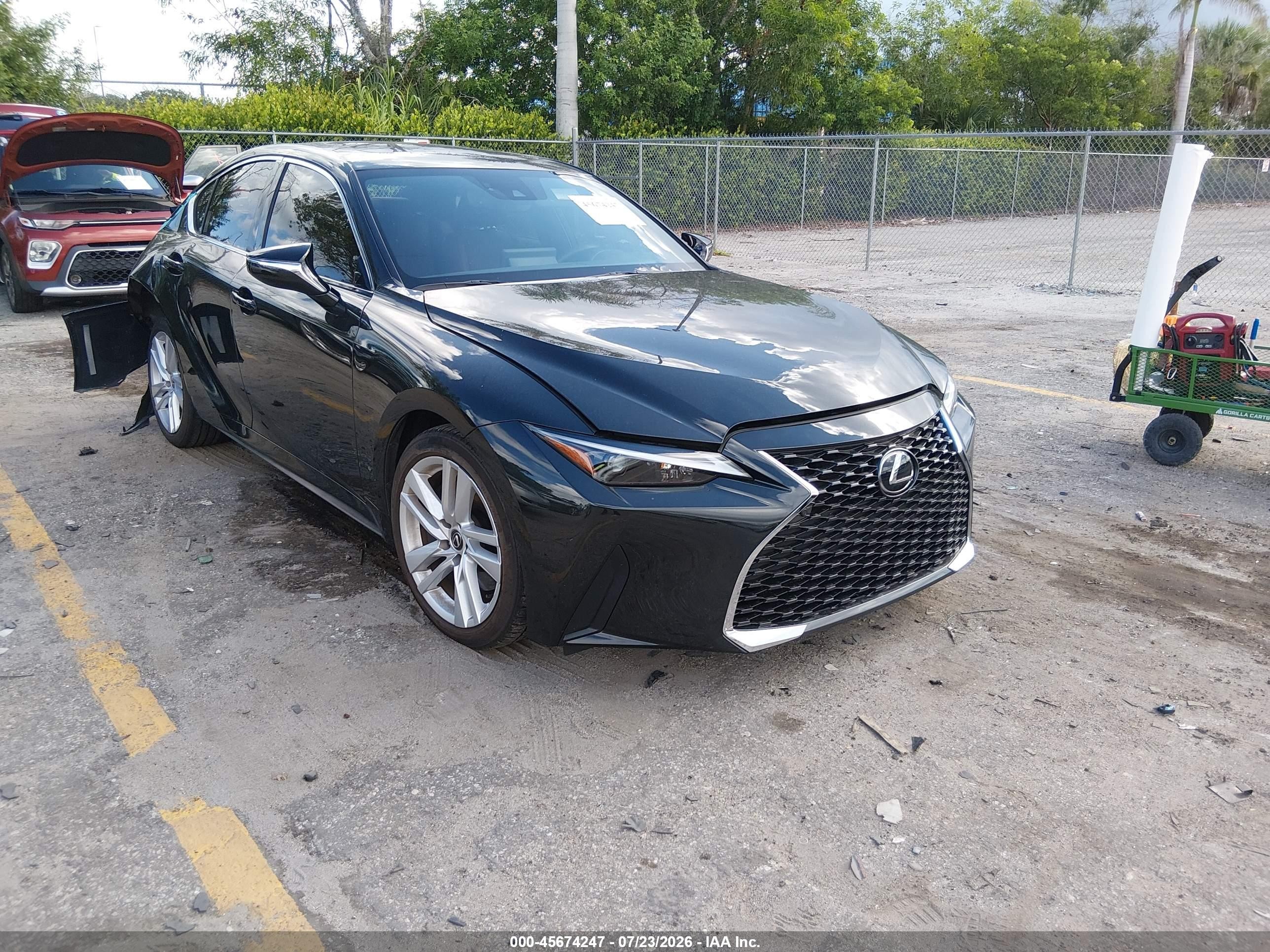 2024 Lexus IS 300 VIN JTHCA1D22R5130226 — IAAI salvage auction photo
