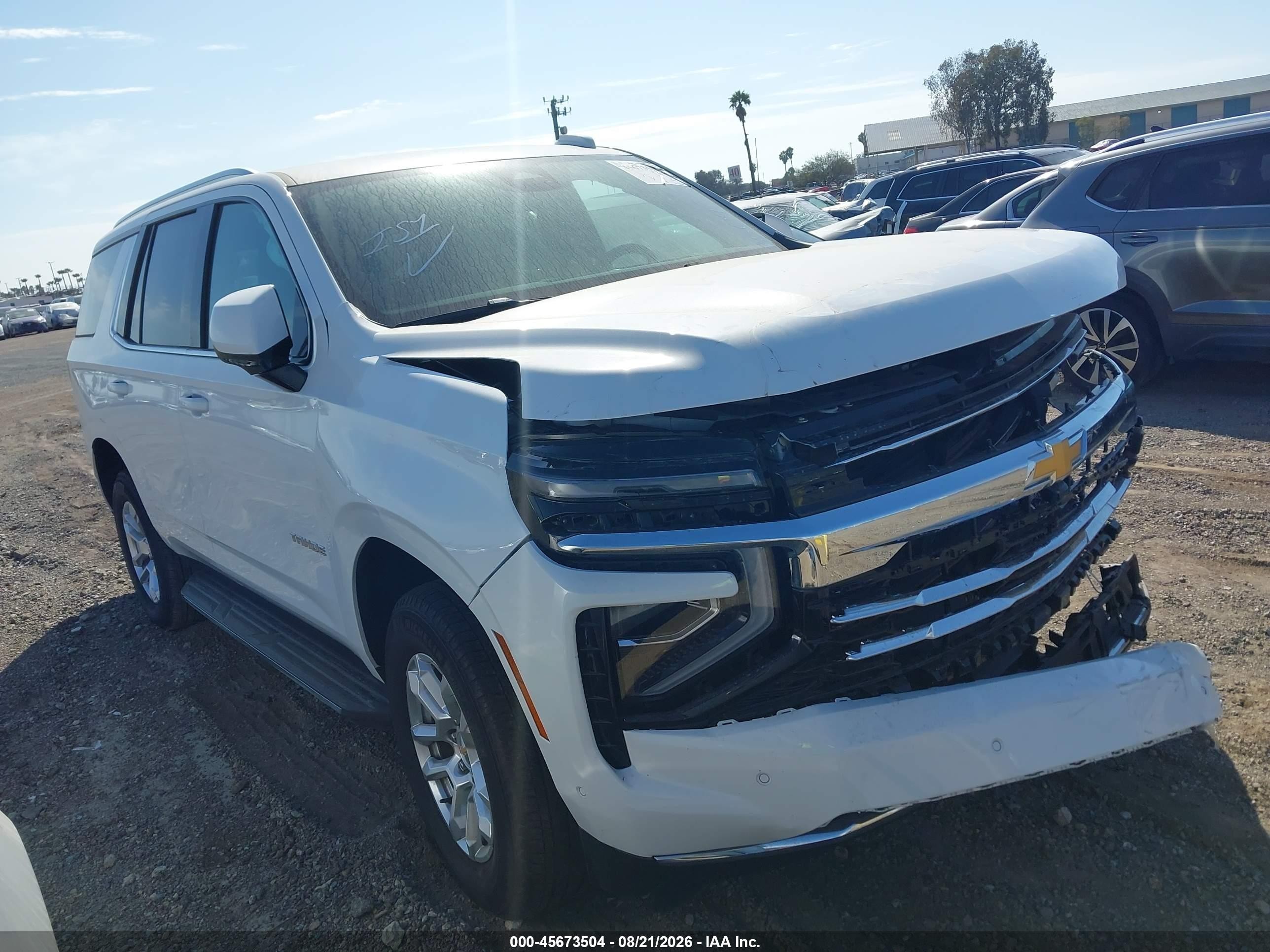 2026 Chevrolet Tahoe VIN 1GNS5NKD2TR176451 — IAAI salvage auction photo