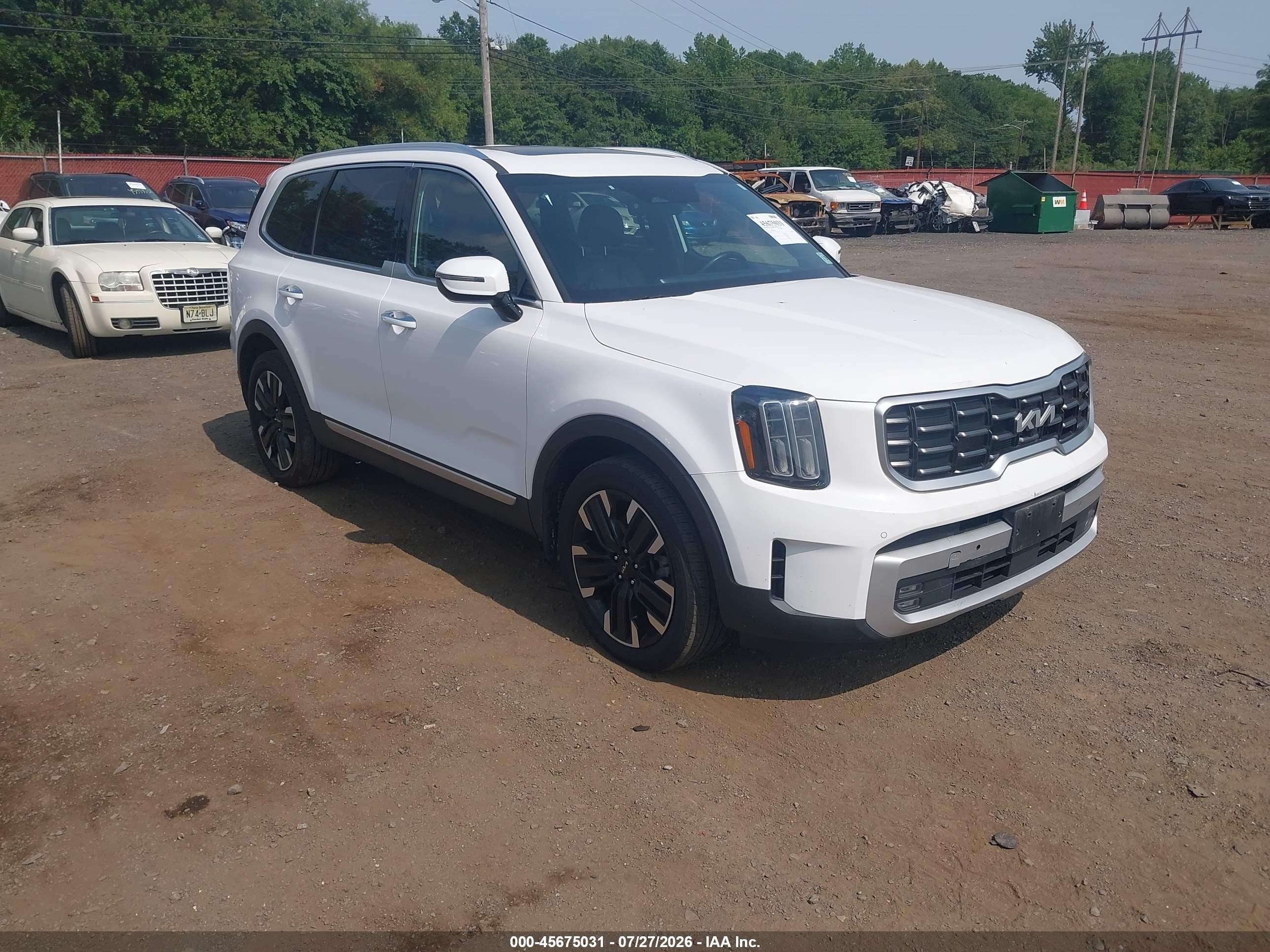 2024 Kia Telluride VIN 5XYP5DGCXRG478683 — IAAI salvage auction photo