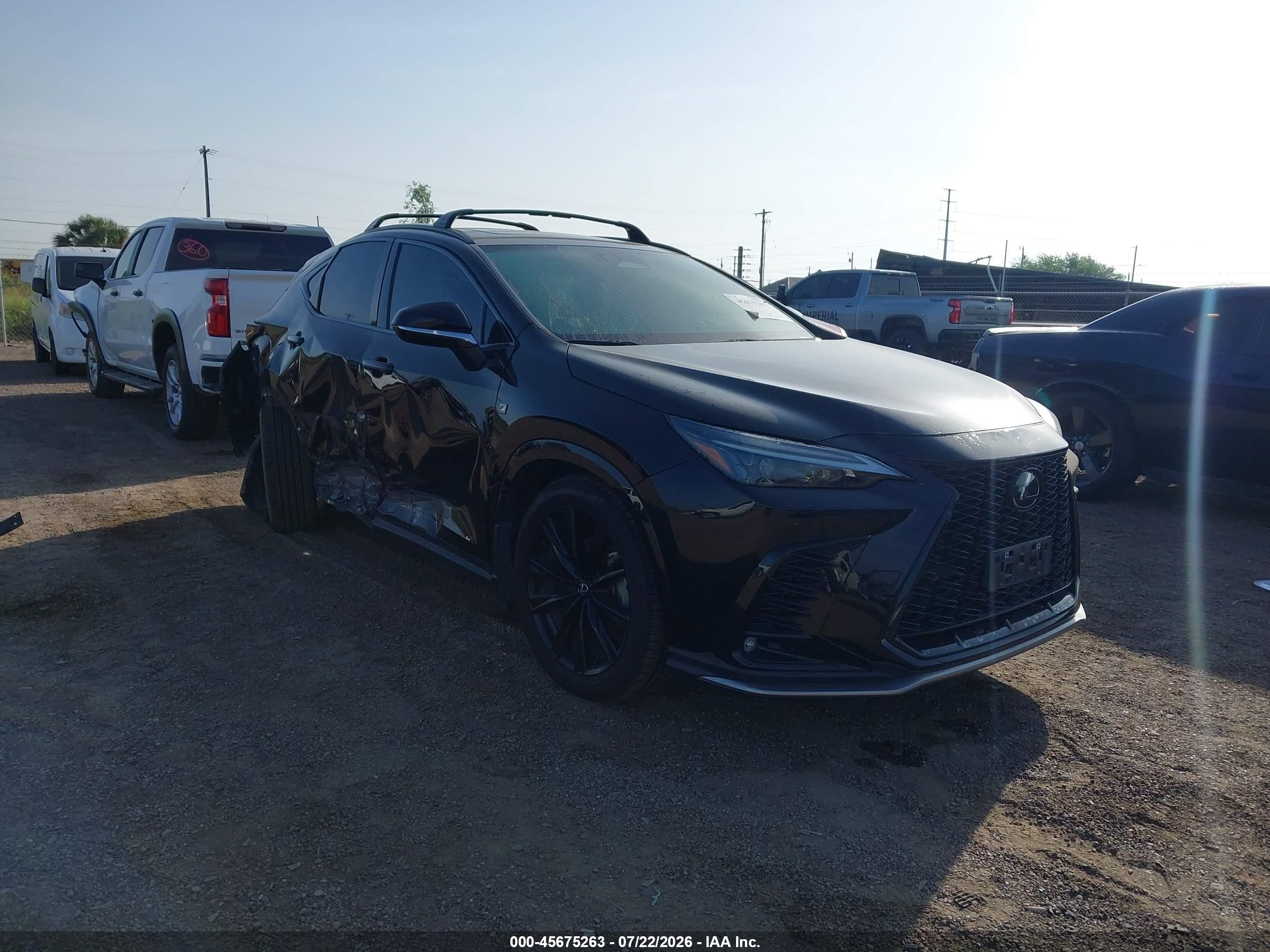 2024 Lexus NX 350 VIN 2T2KGCEZ7RC038126 — IAAI salvage auction photo