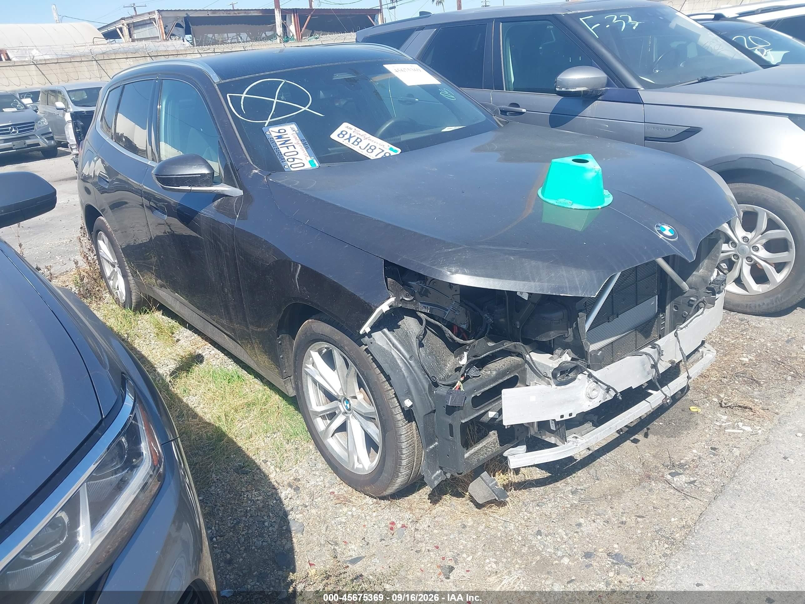 2025 BMW X3 VIN 5UX53GP09S9058858 — IAAI salvage auction photo