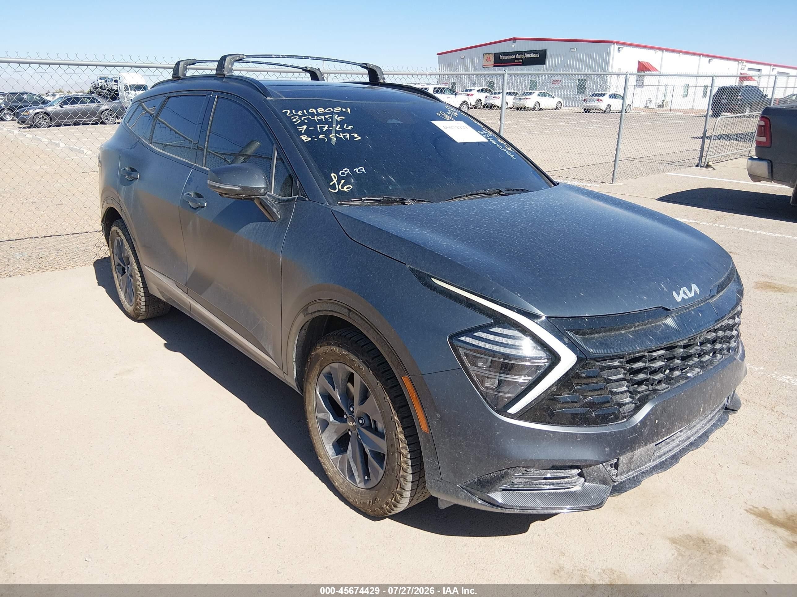 2025 Kia Sportage Hybrid VIN KNDPXCDG1S7254586 — IAAI salvage auction photo