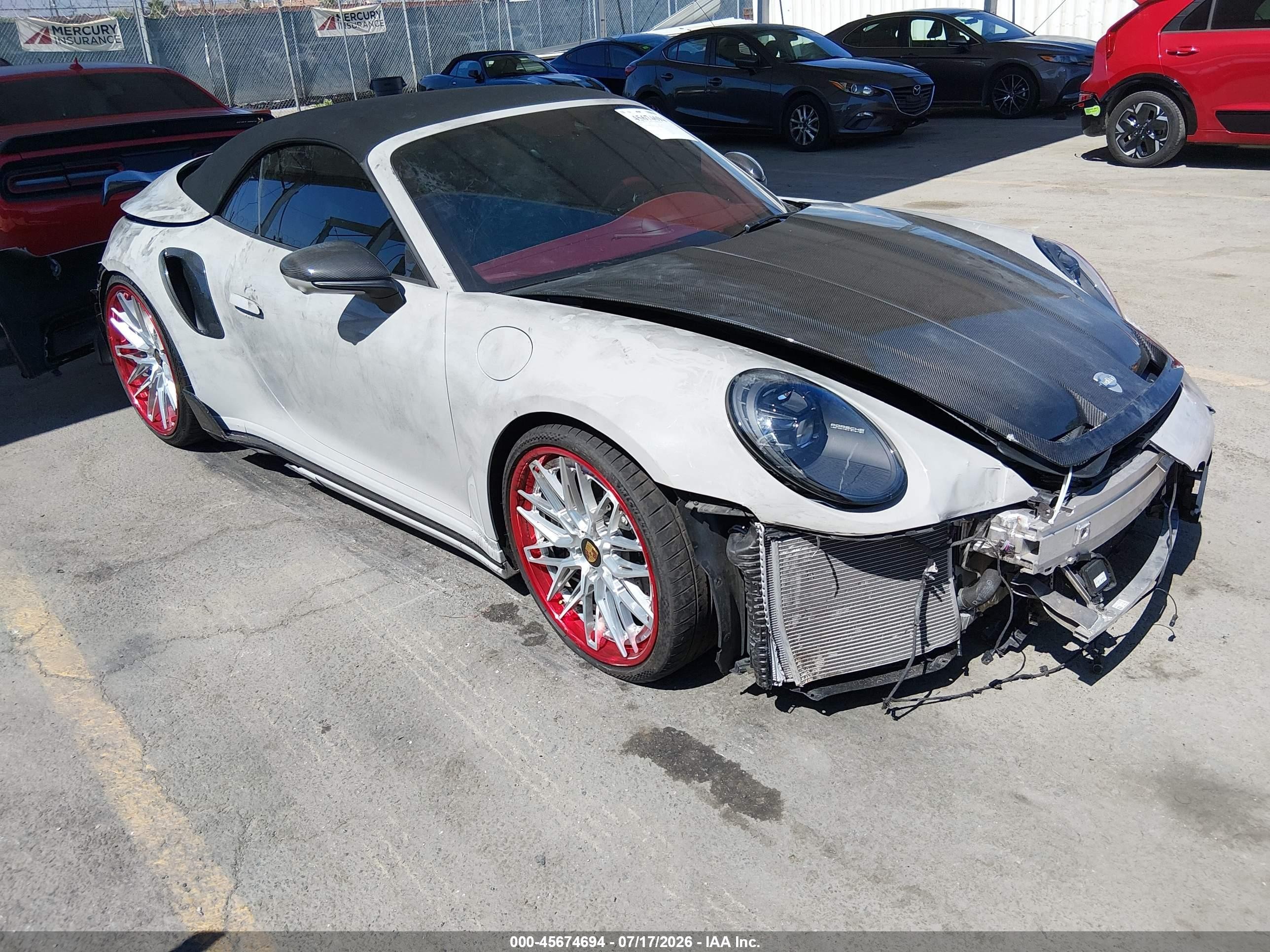 2024 Porsche 911 VIN WP0CD2A94RS258081 — IAAI salvage auction photo