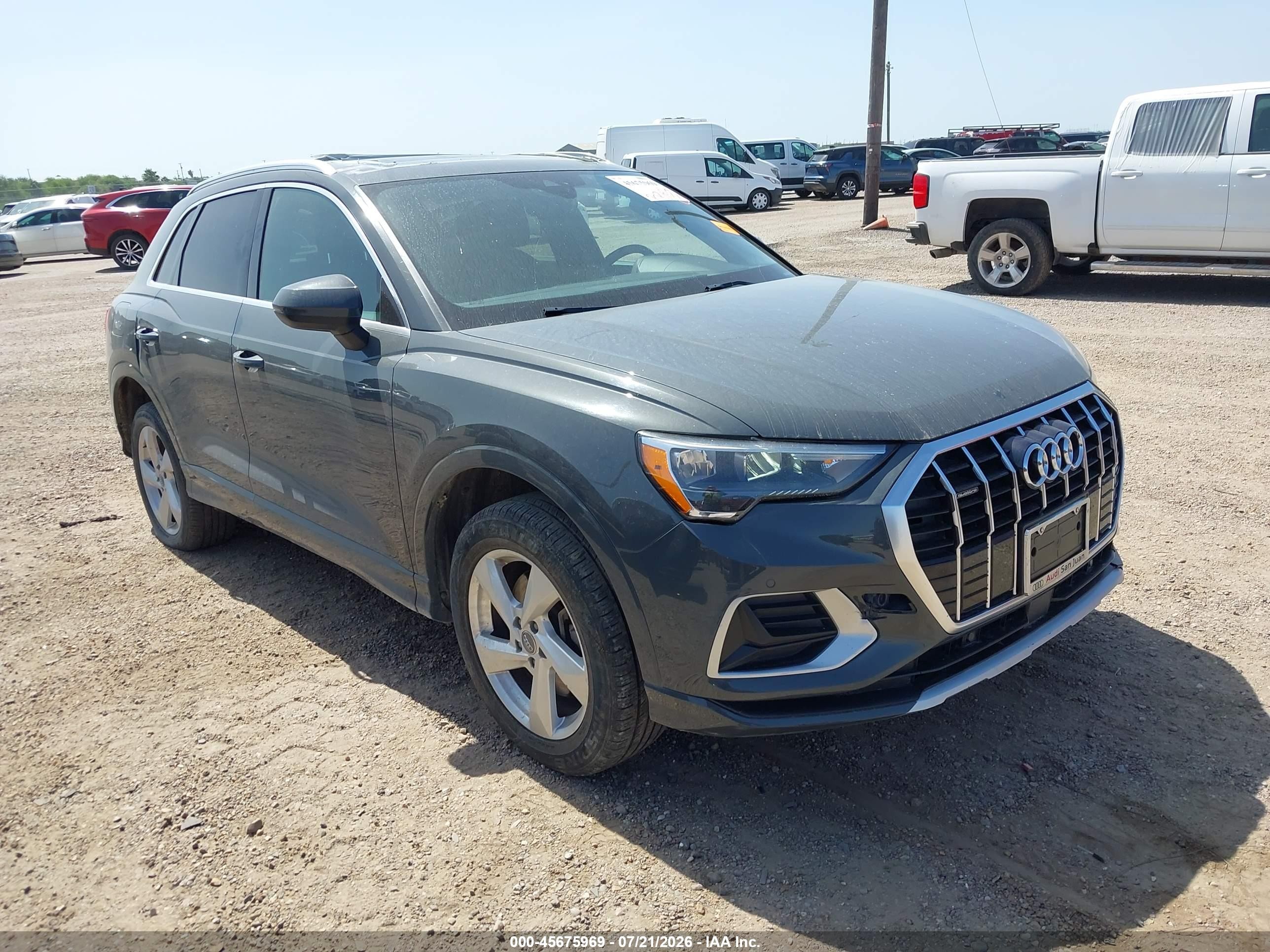 2020 Audi Q3 VIN WA1AECF30L1125145 — IAAI salvage auction photo