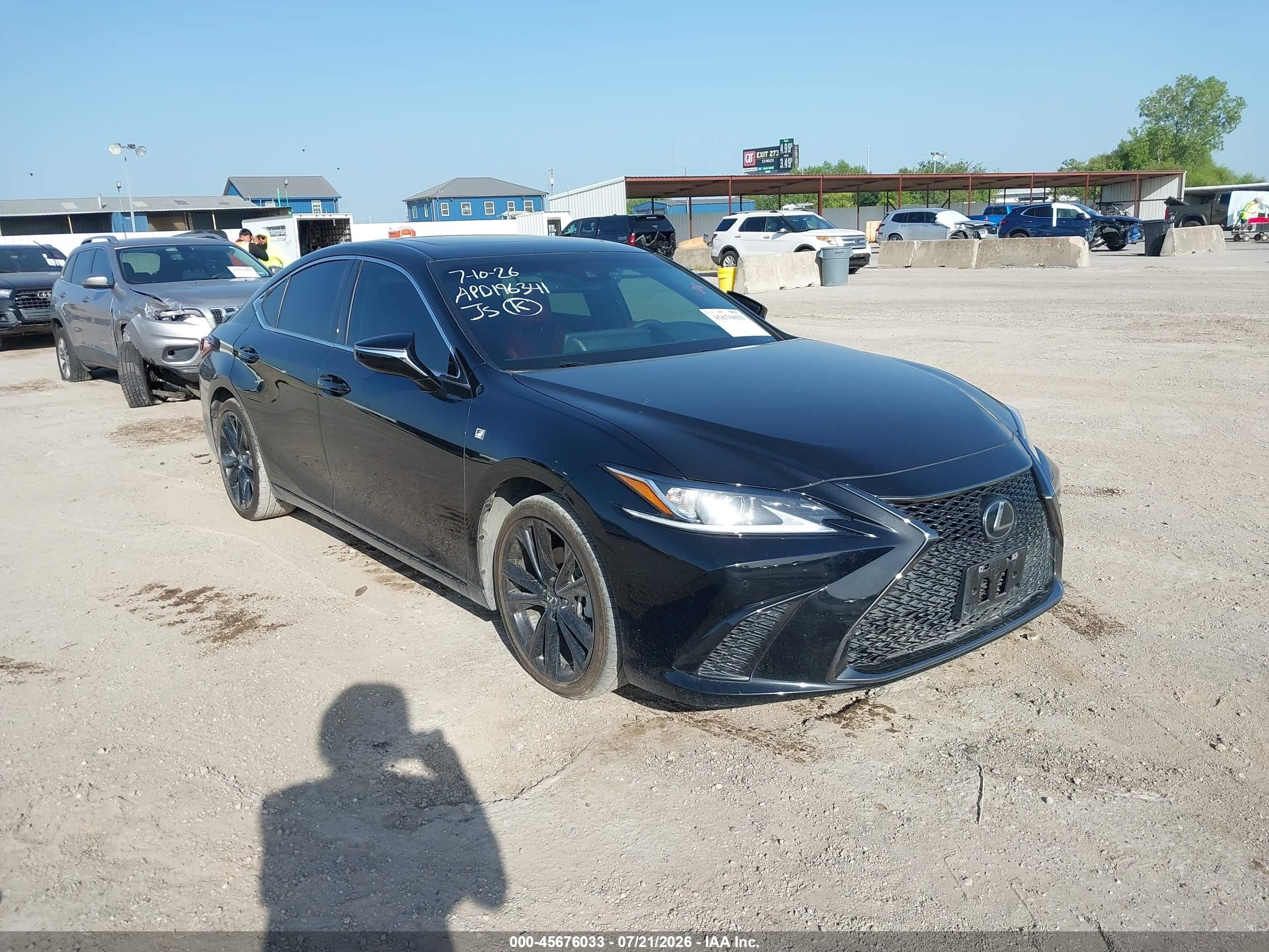 2023 Lexus ES 350 VIN 58AJZ1B17PU147395 — IAAI salvage auction photo