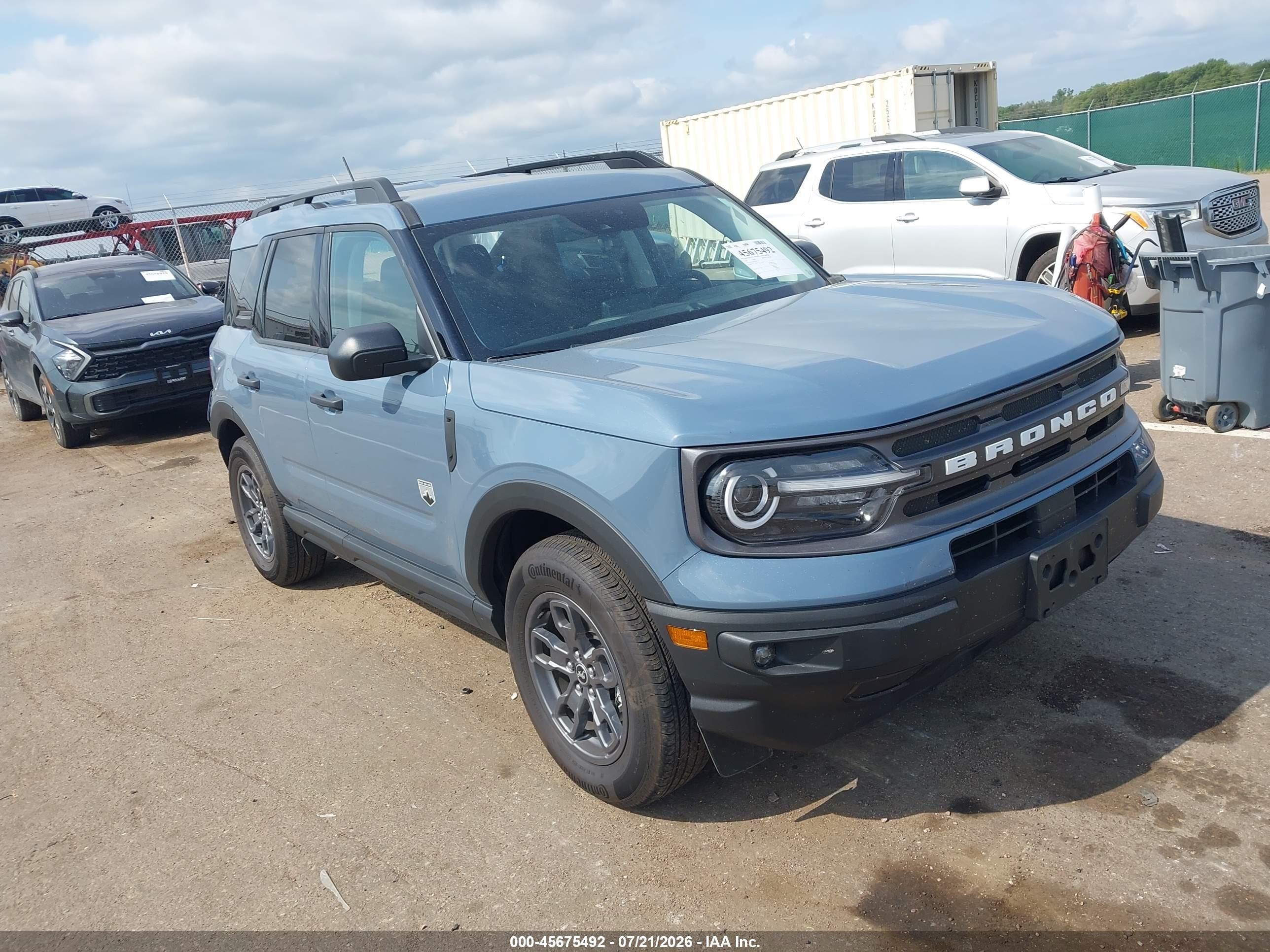 2024 Ford Bronco Sport VIN 3FMCR9B63RRE89530 — IAAI salvage auction photo