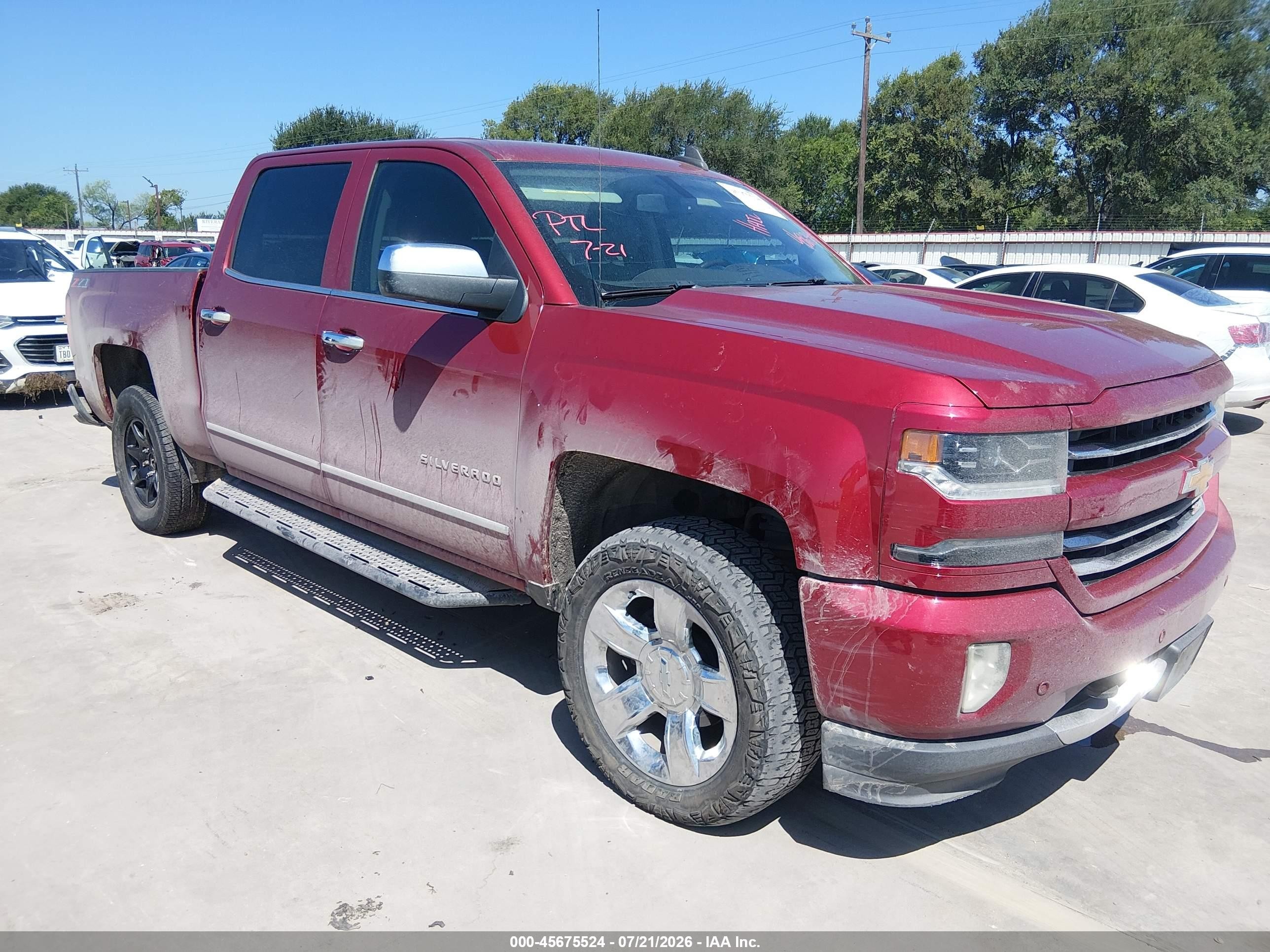 2018 Chevrolet Silverado 1500 VIN 3GCUKSECXJG410389 — IAAI salvage auction photo