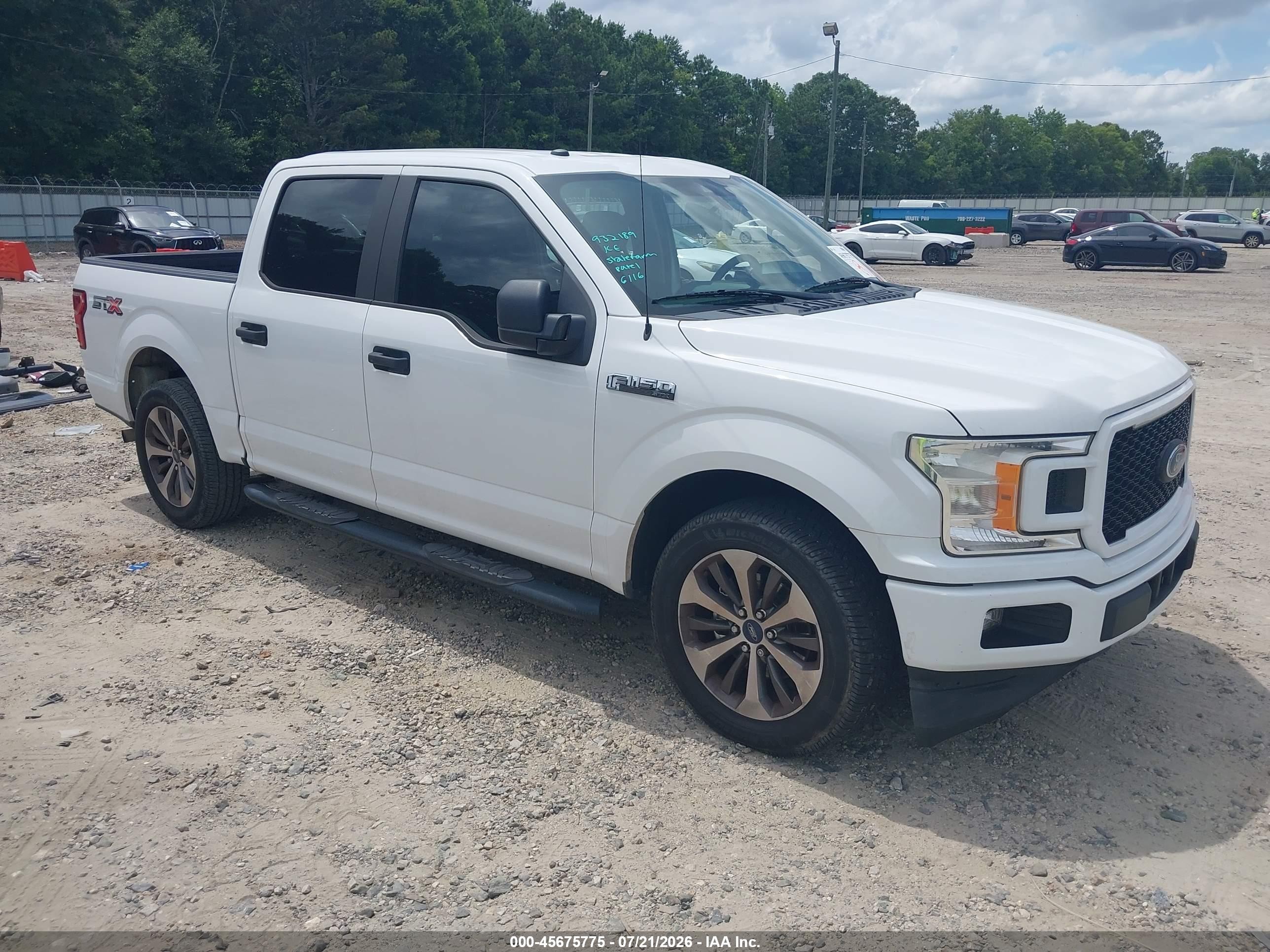 2019 Ford F-150 VIN 1FTEW1CP3KFD40164 — IAAI salvage auction photo