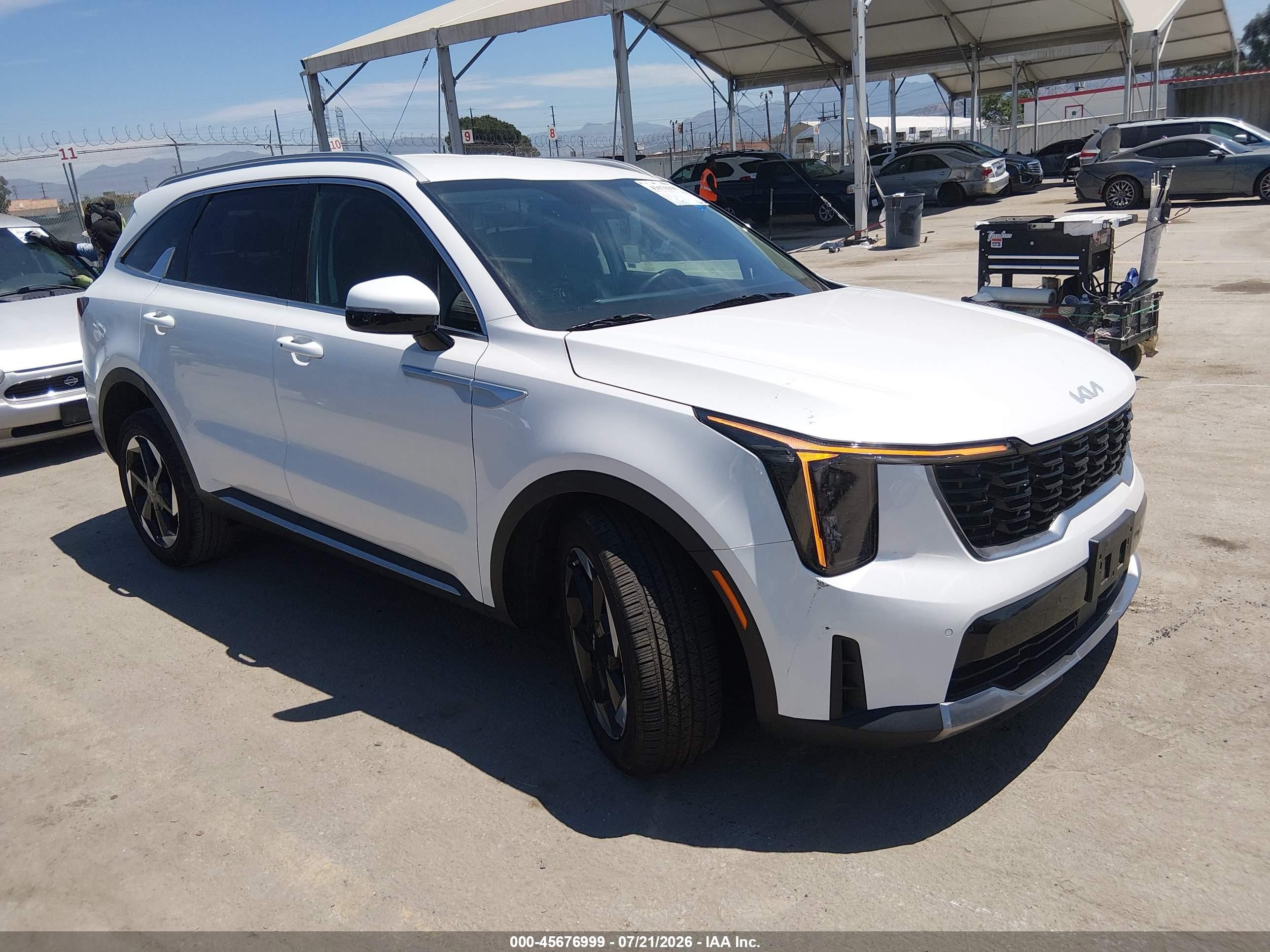 2025 Kia Sorento Hybrid VIN KNDRH4JG3S5429691 — IAAI salvage auction photo