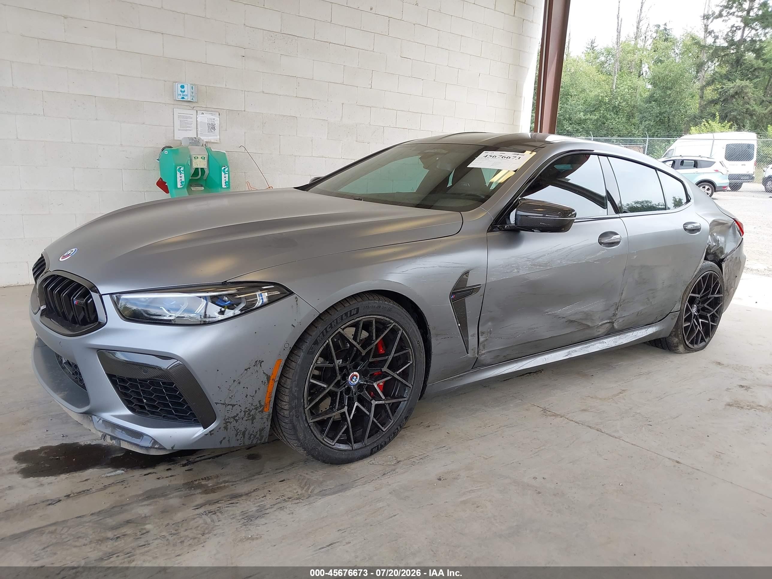 2023 BMW M8 VIN WBSGV0C09PCL06210 IAAI salvage auction — Side, Bill Of Sale (Washington), sold $46,000 on 2026-08-10 (photo 6)