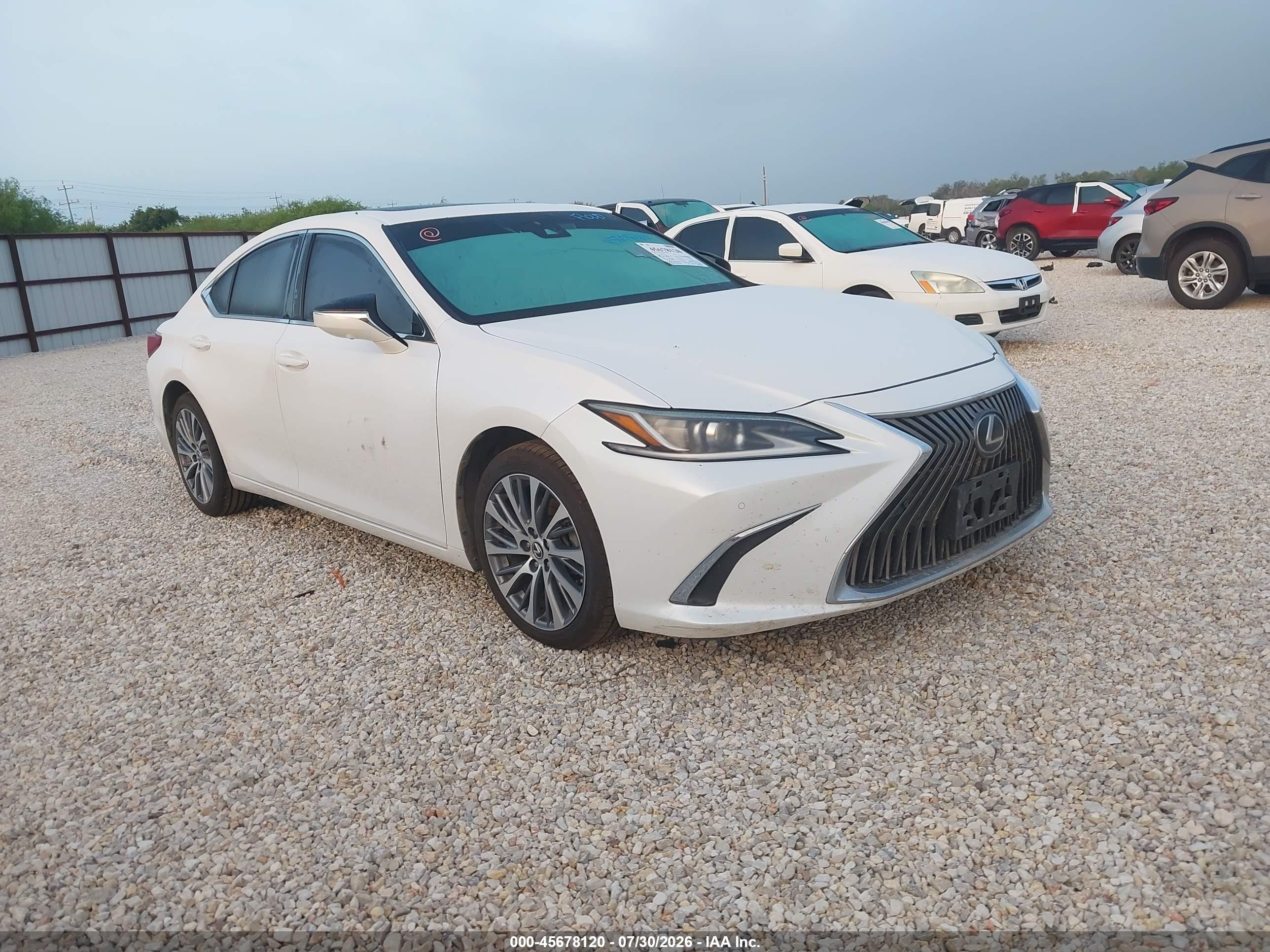 2019 Lexus ES 350 VIN 58ABZ1B16KU010753 — IAAI salvage auction photo