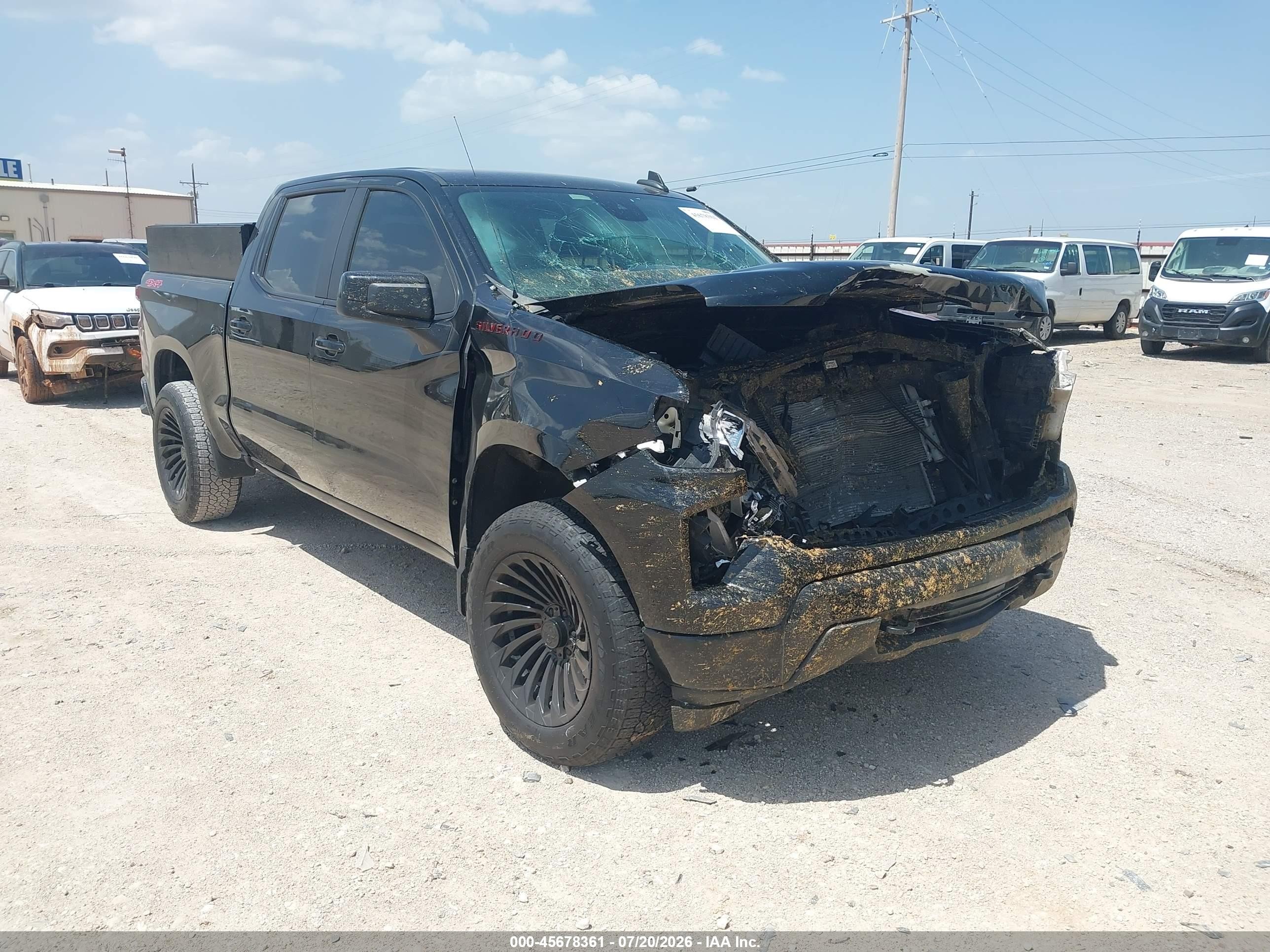 2022 Chevrolet Silverado 1500 VIN 2GCUDDEDXN1518122 — IAAI salvage auction photo
