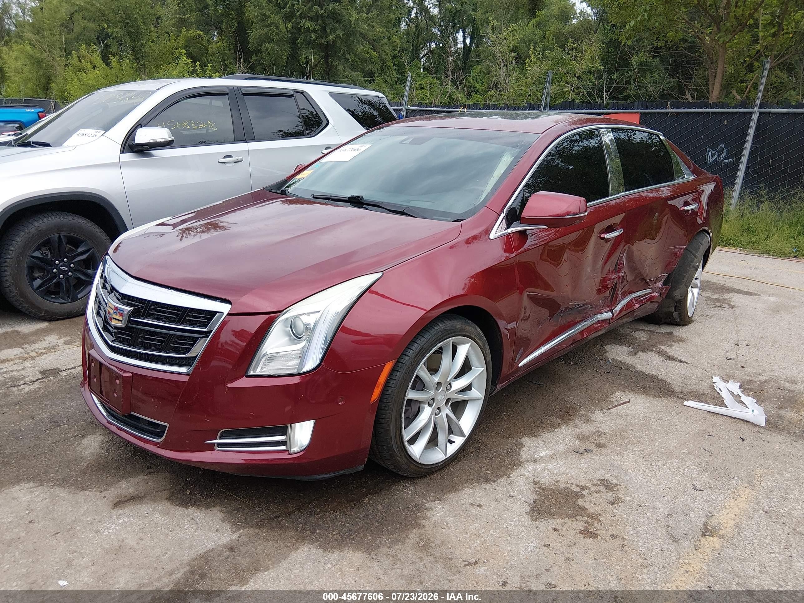 2016 Cadillac XTS VIN 2G61P5S31G9180225 IAAI salvage auction — Side, Wait Title, sold $1,300 on 2026-09-20 (photo 2)
