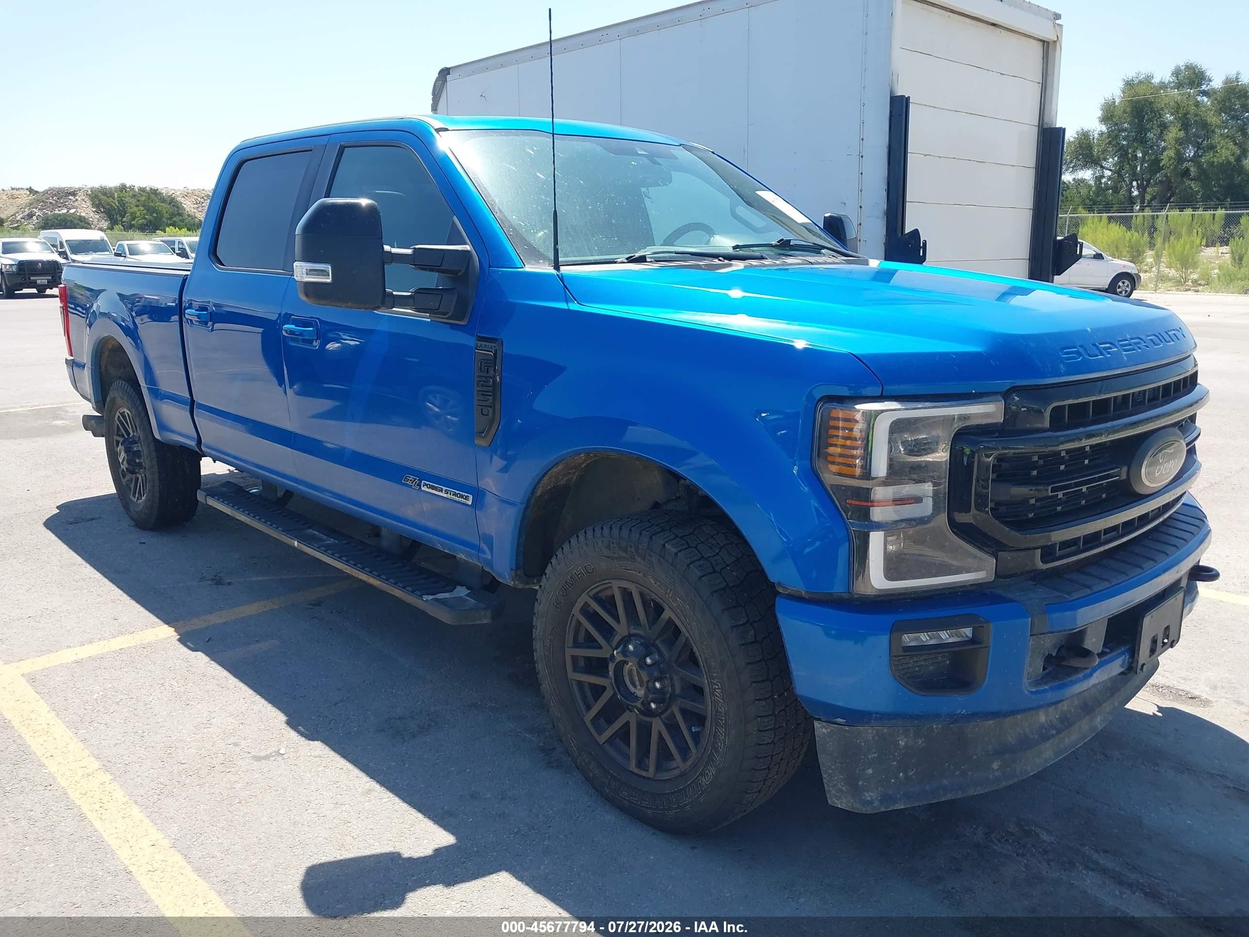 2021 Ford F-250 VIN 1FT7W2BT5MED88335 — IAAI salvage auction photo