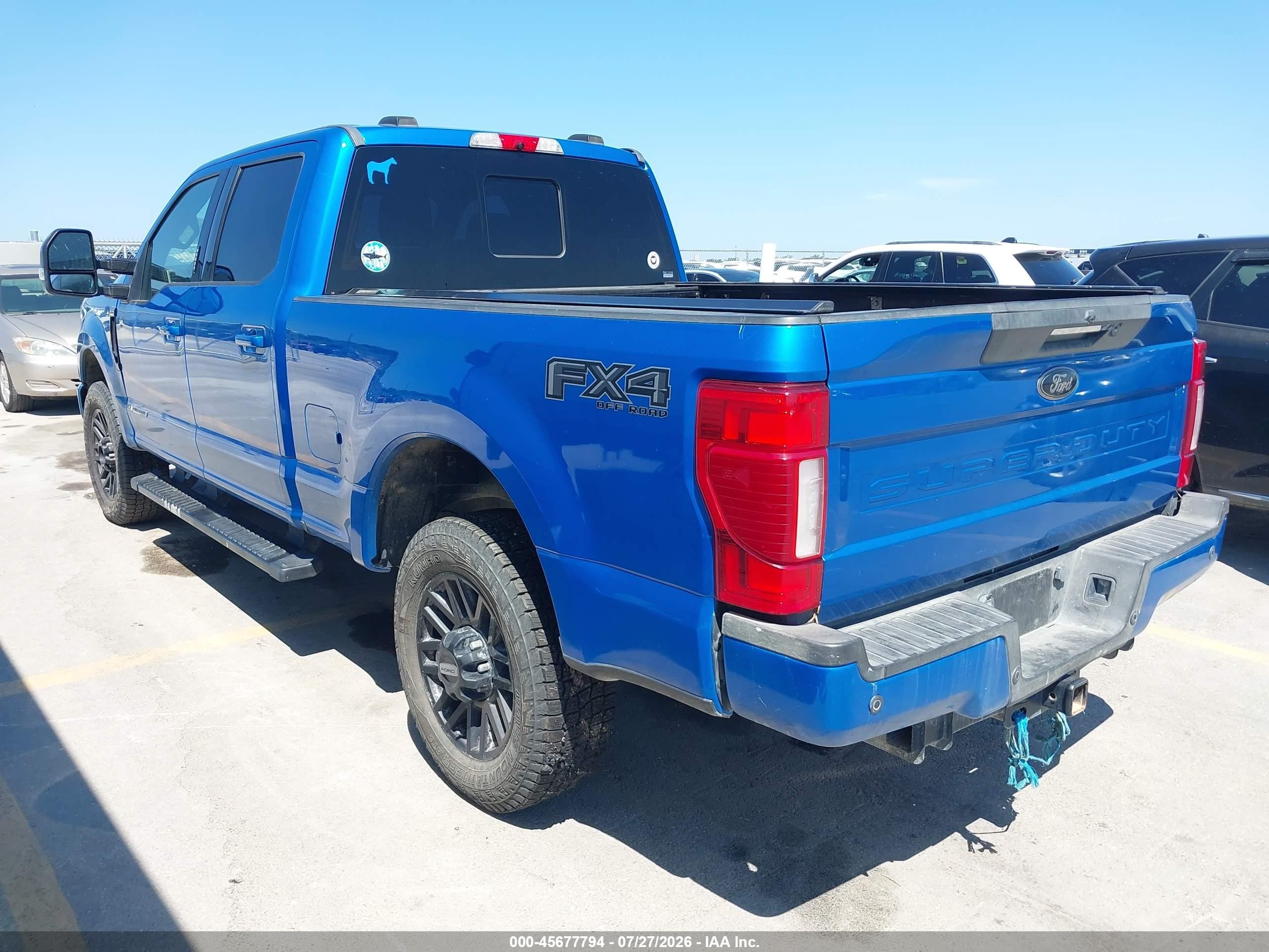 2021 Ford F-250 VIN 1FT7W2BT5MED88335 IAAI salvage auction — Water/Flood, Salvage (Texas), sold $18,250 on 2026-08-27 (photo 3)