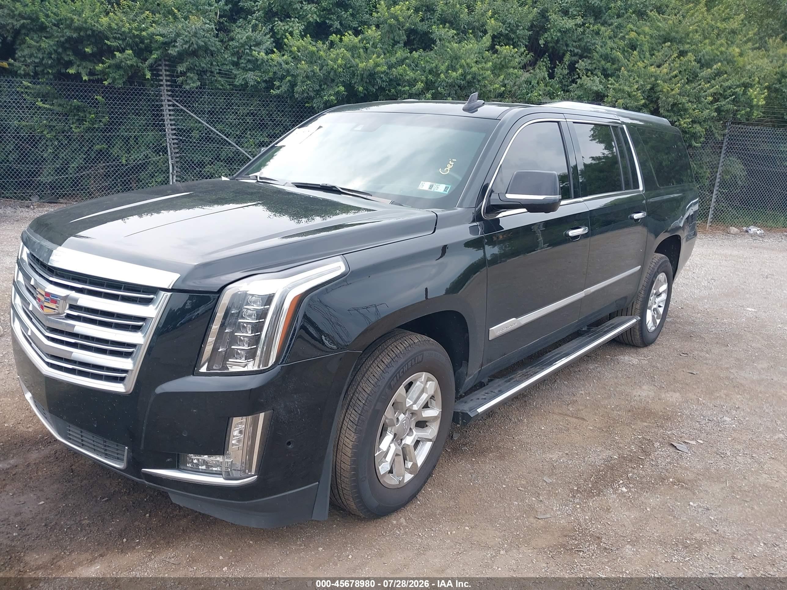 2017 Cadillac Escalade ESV VIN 1GYS4KKJ1HR271469 IAAI salvage auction — Rear End, Wait Title, sold $4,050 on 2026-09-20 (photo 2)
