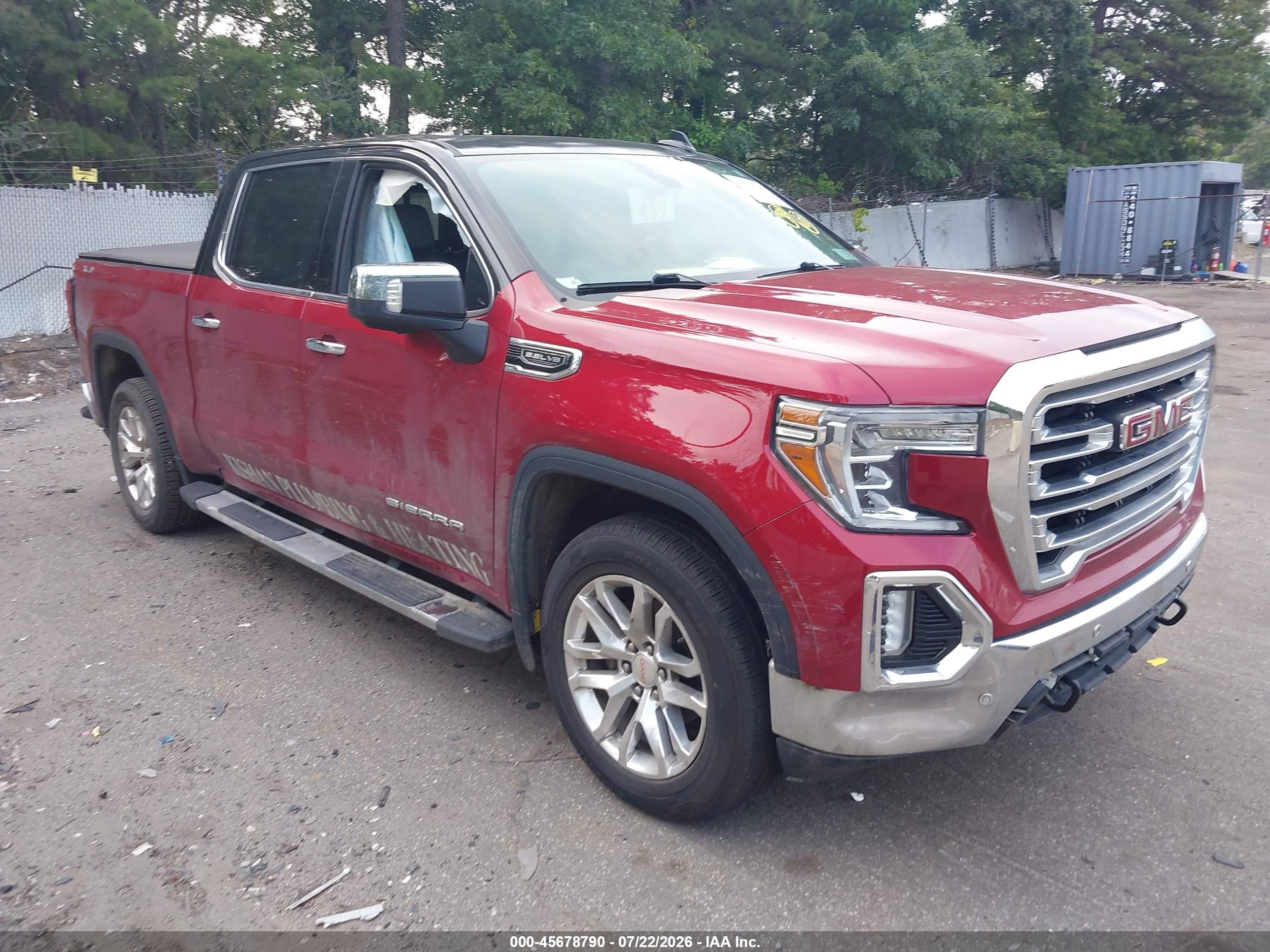 2020 GMC Sierra 1500 VIN 1GTU9DED1LZ310488 — IAAI salvage auction photo