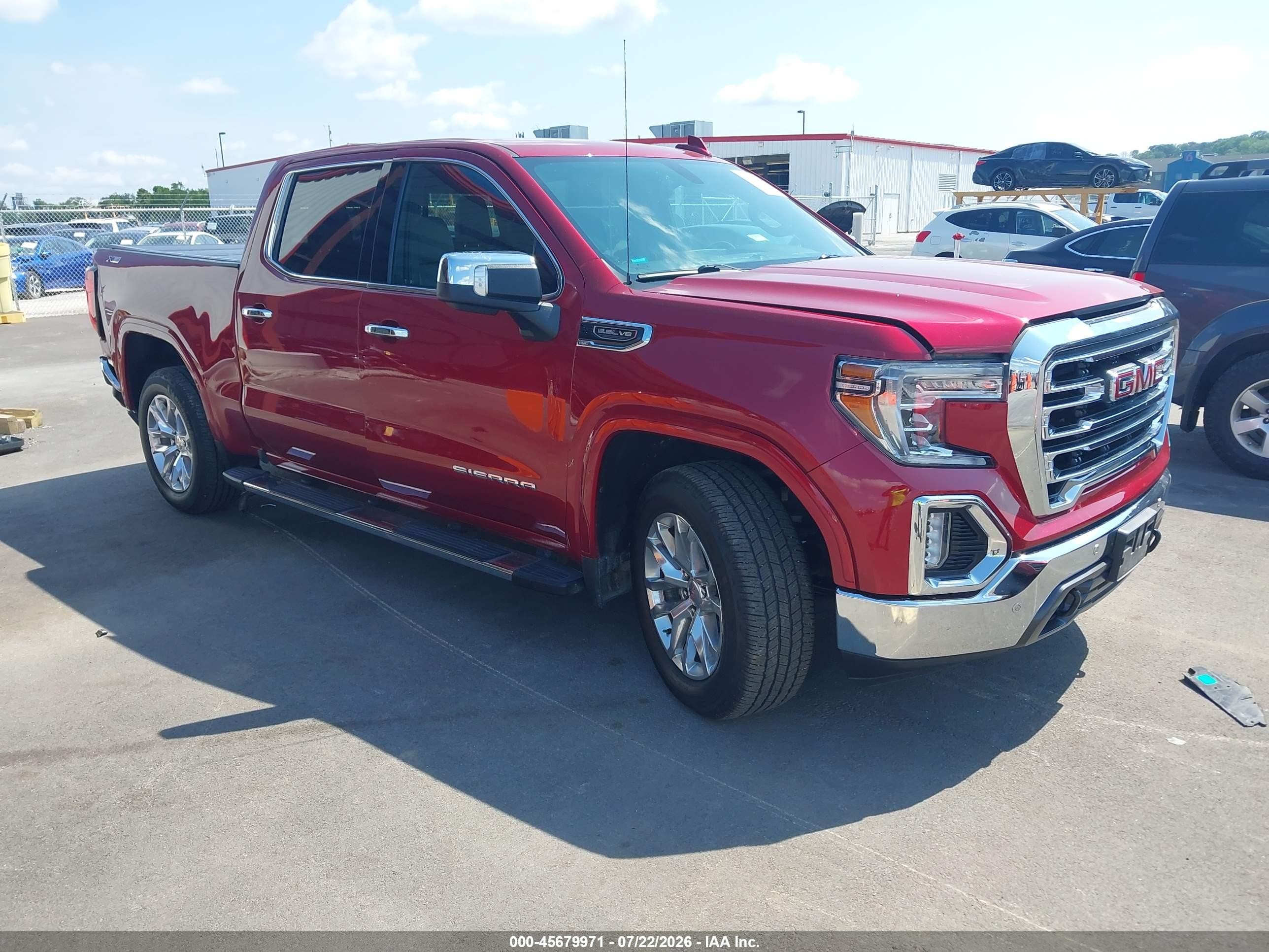 2020 GMC Sierra 1500 VIN 3GTU9DED3LG183453 — IAAI salvage auction photo