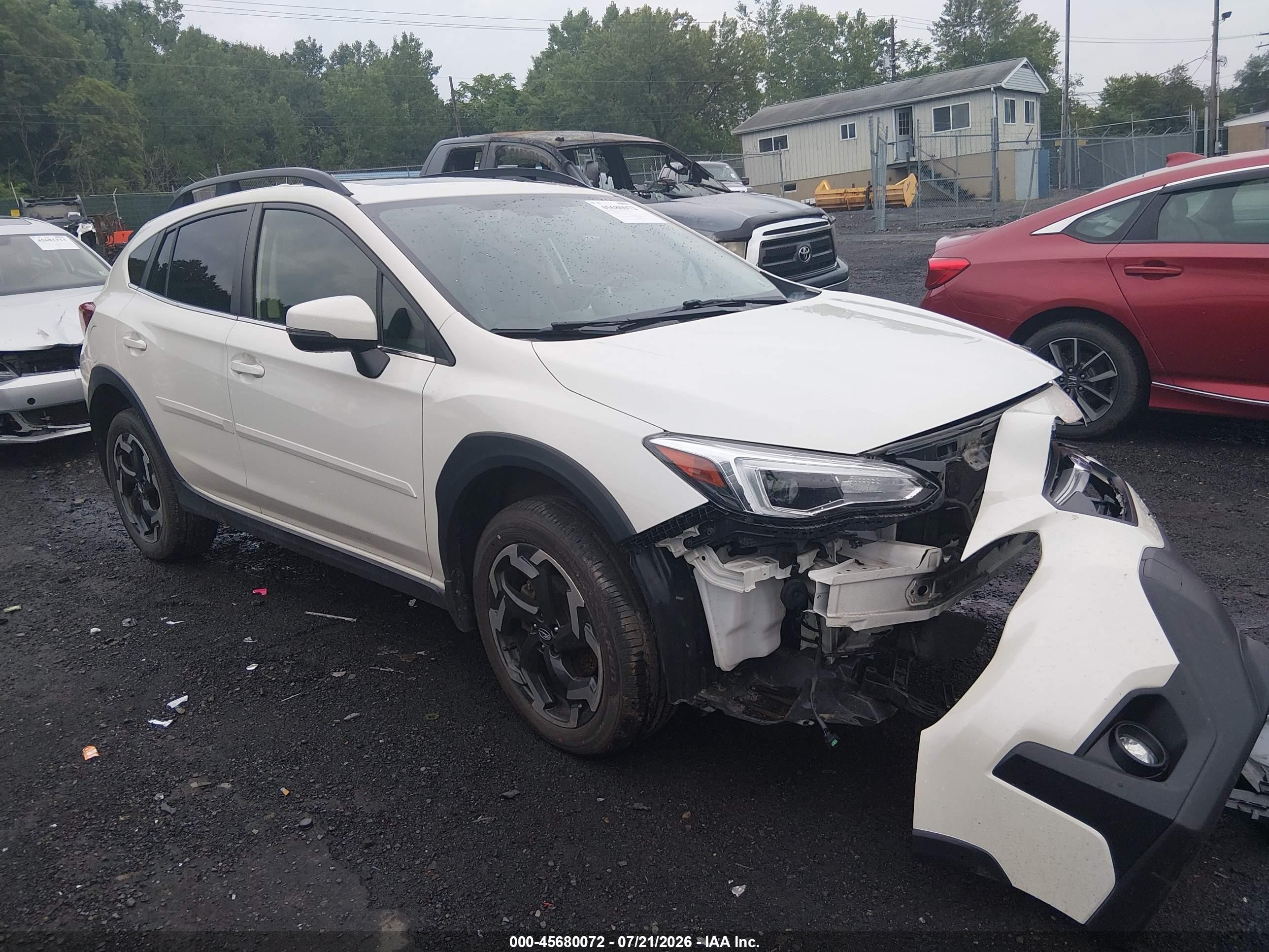 2021 Subaru Crosstrek VIN JF2GTHNC1M8320010 IAAI salvage auction — Front End, Salvage (Idaho), sold $4,400 on 2026-09-25 (photo 1)