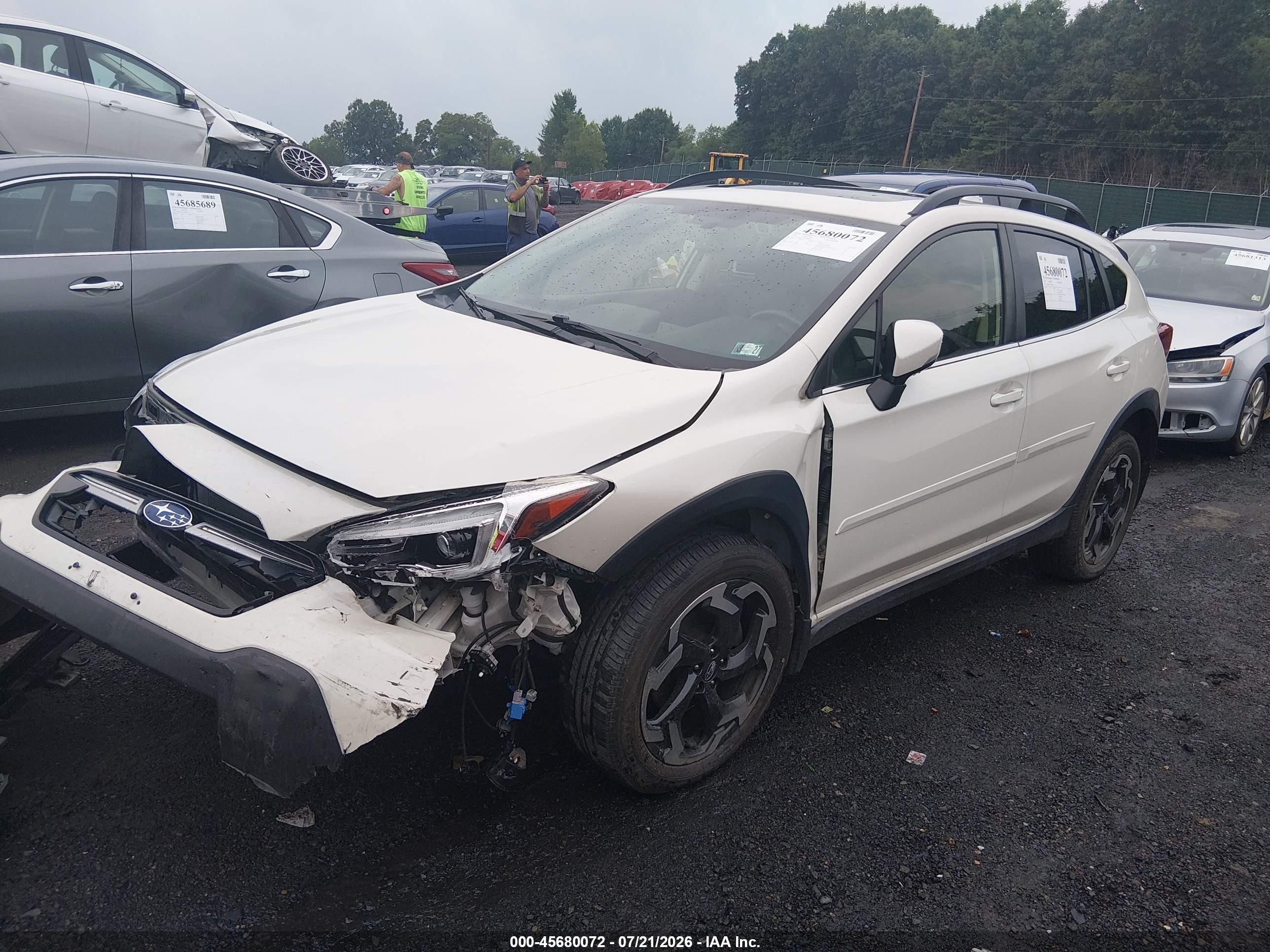 2021 Subaru Crosstrek VIN JF2GTHNC1M8320010 IAAI salvage auction — Front End, Salvage (Idaho), sold $4,400 on 2026-09-25 (photo 2)