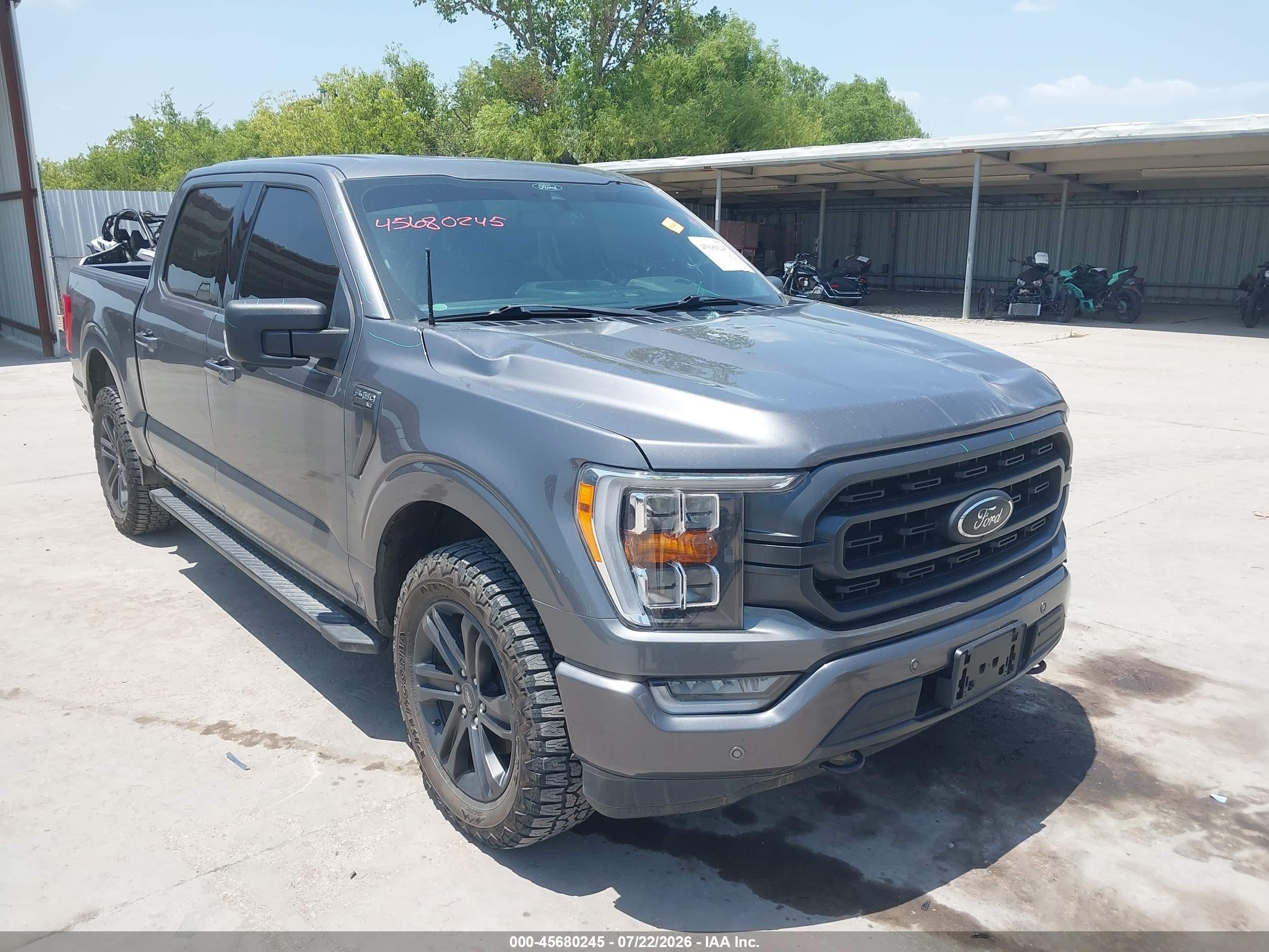 2021 Ford F-150 VIN 1FTEW1EP1MFB92855 — IAAI salvage auction photo