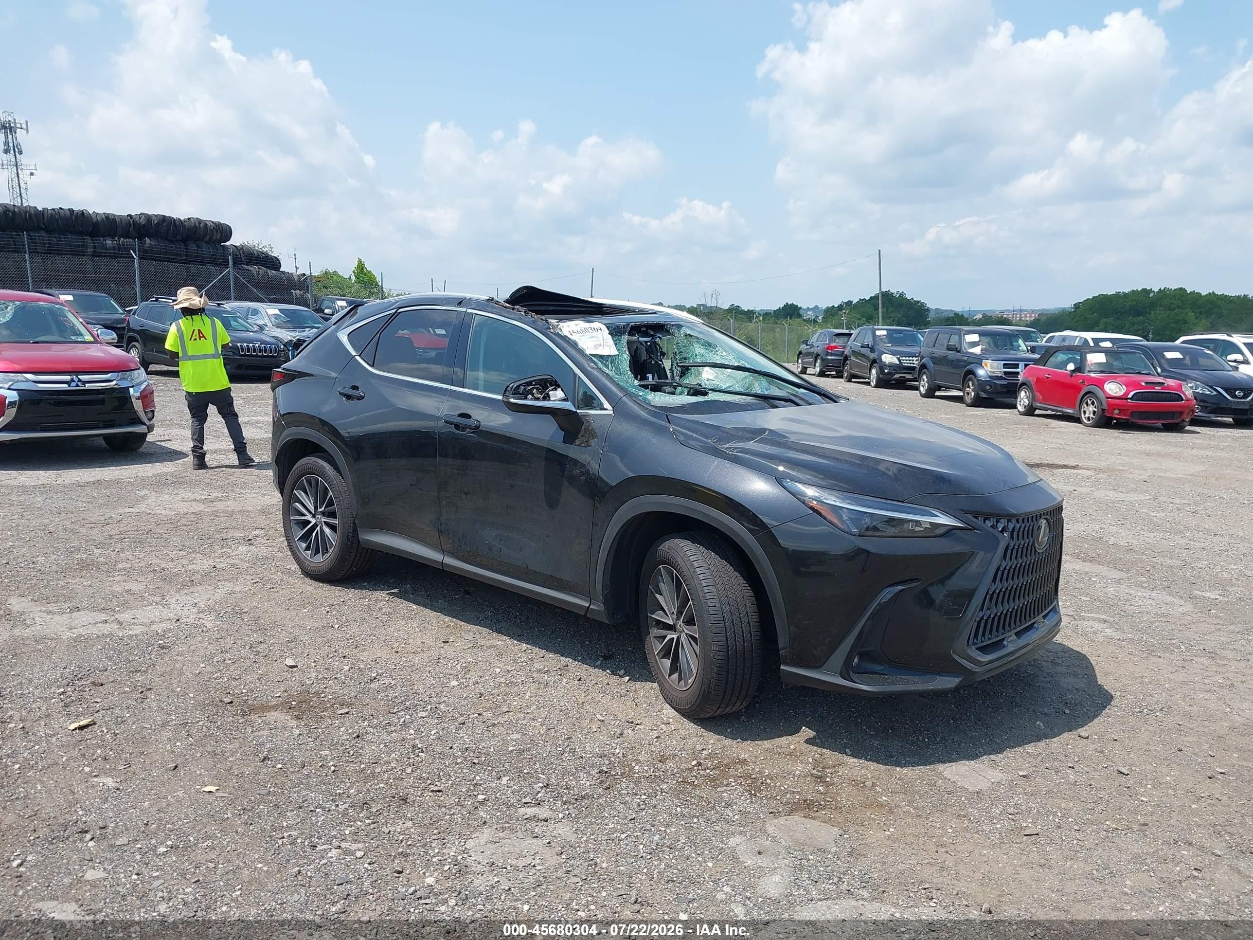2025 Lexus NX 350 VIN 2T2GGCEZ2SC094132 — IAAI salvage auction photo