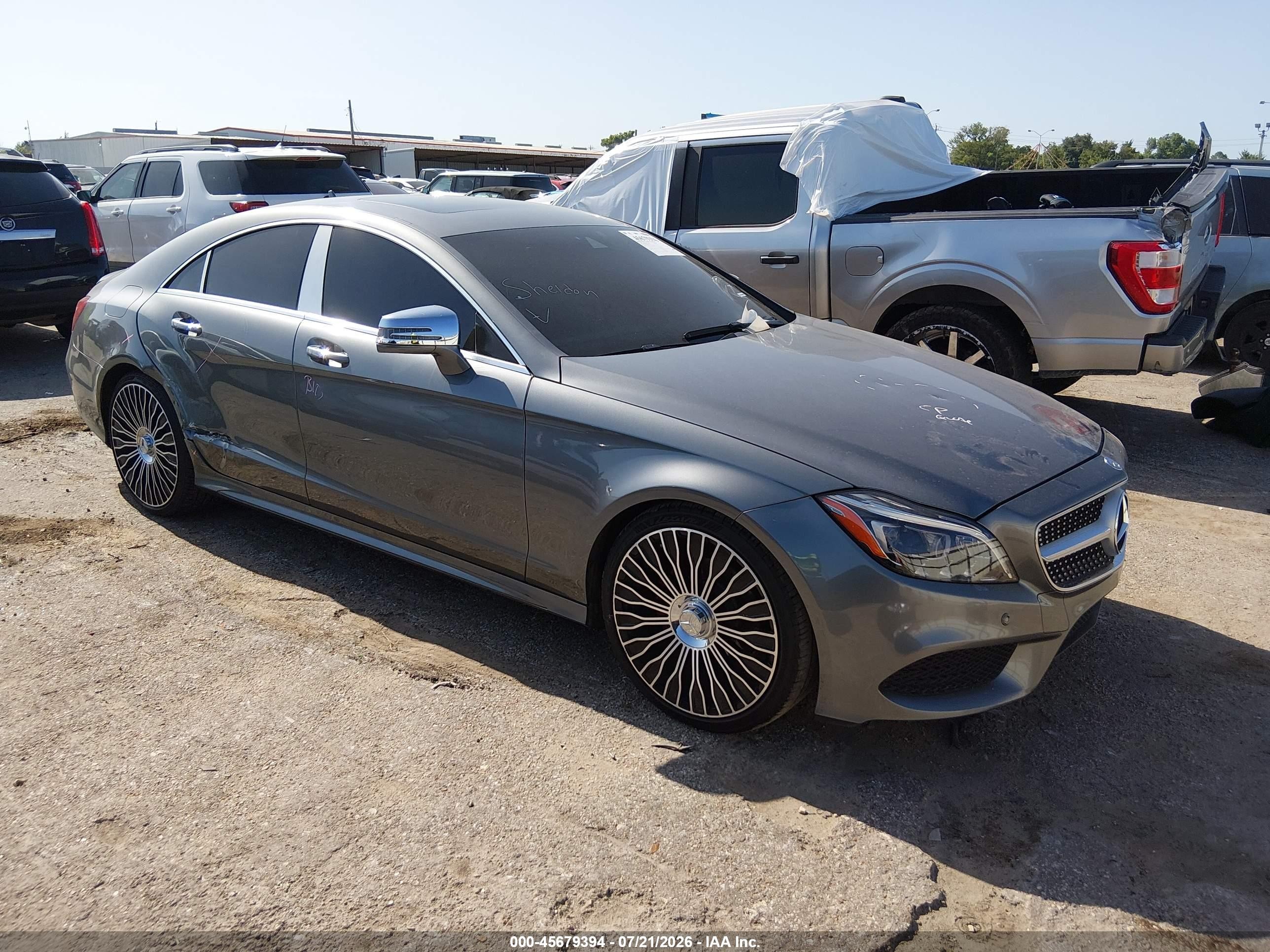 2016 Mercedes-Benz CLS-Class VIN WDDLJ6FB6GA176342 — IAAI salvage auction photo