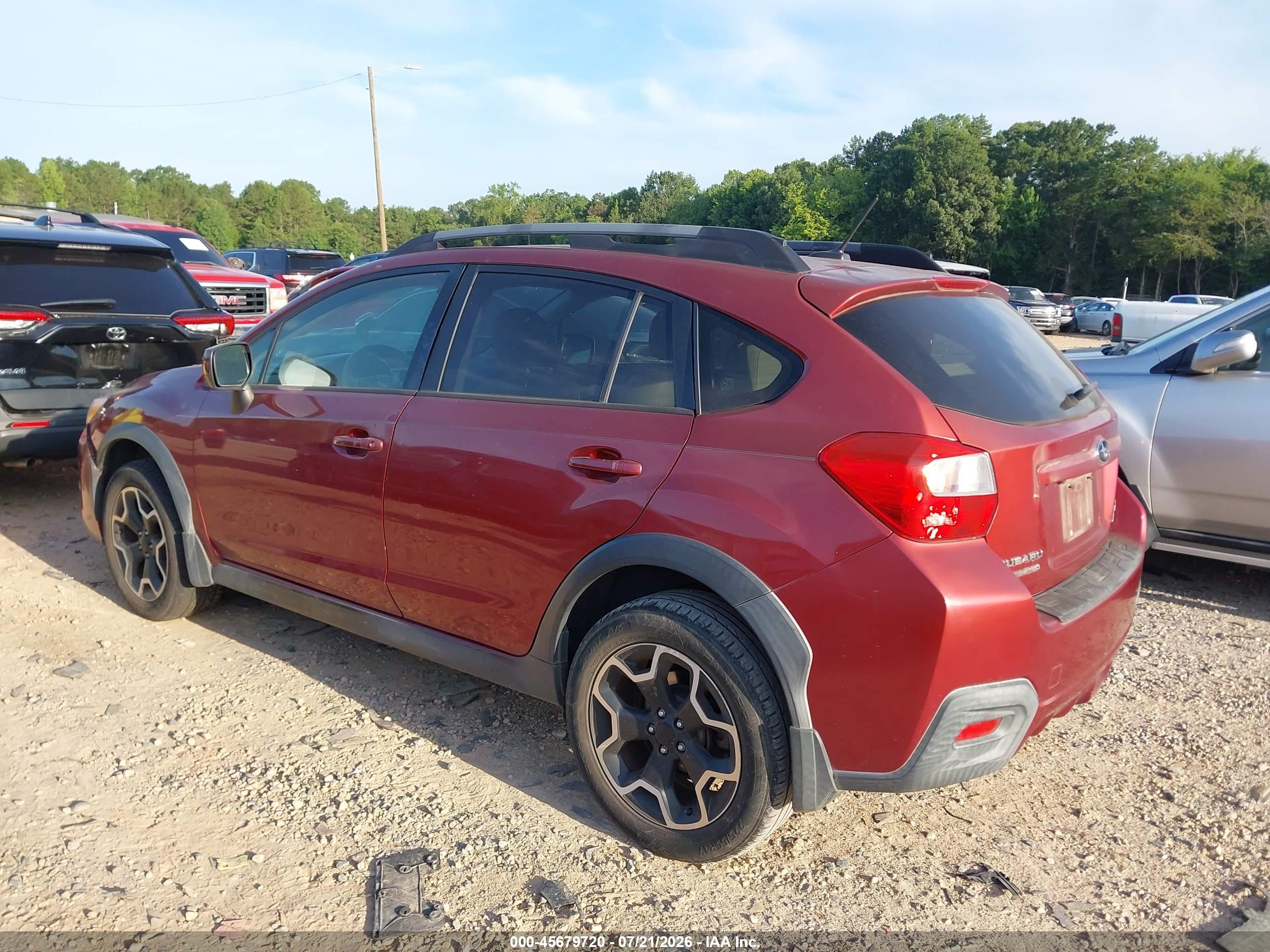 2014 Subaru Xv VIN JF2GPAKC7EH337749 IAAI salvage auction — Side, Salvage (North Carolina), sold $600 on 2026-09-08 (photo 3)