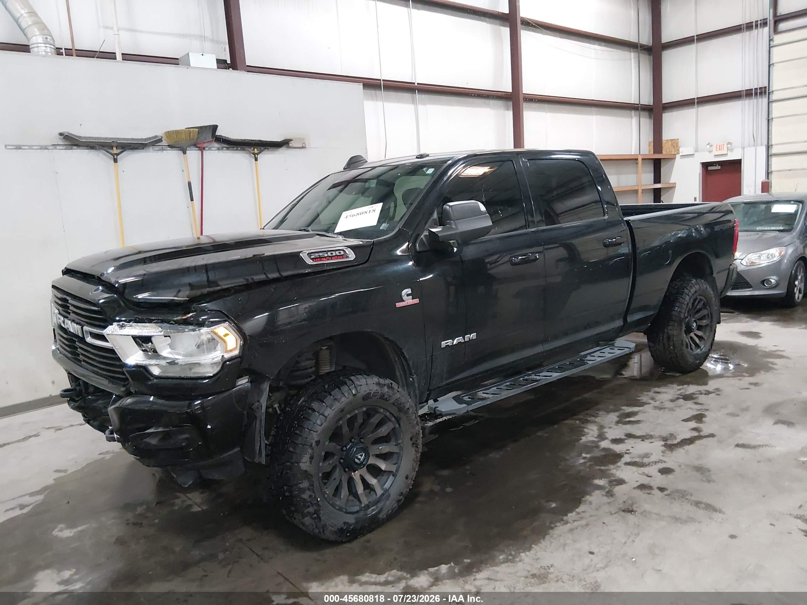 2021 Ram 2500 VIN 3C6UR5DL9MG621044 IAAI salvage auction — Front End, Salvage (Idaho), sold $20,250 on 2026-08-21 (photo 2)