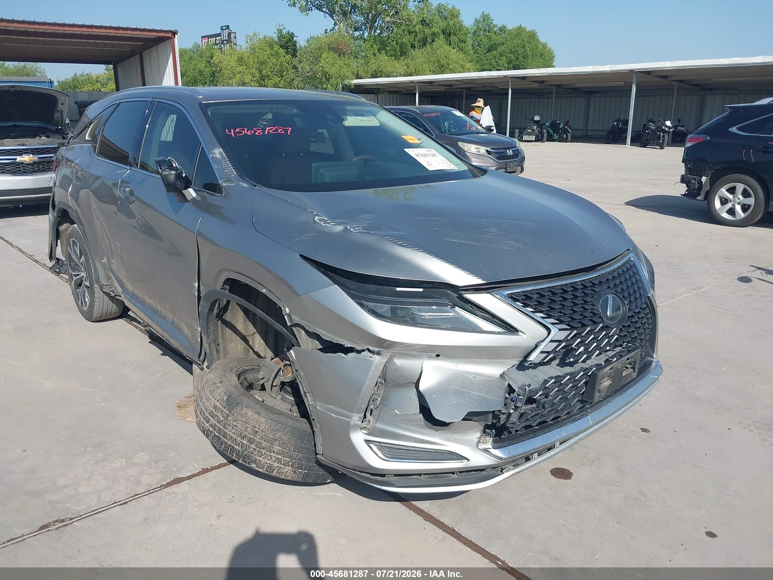 2021 Lexus RX 350L VIN JTJHZKFA9M2028004 — IAAI salvage auction photo