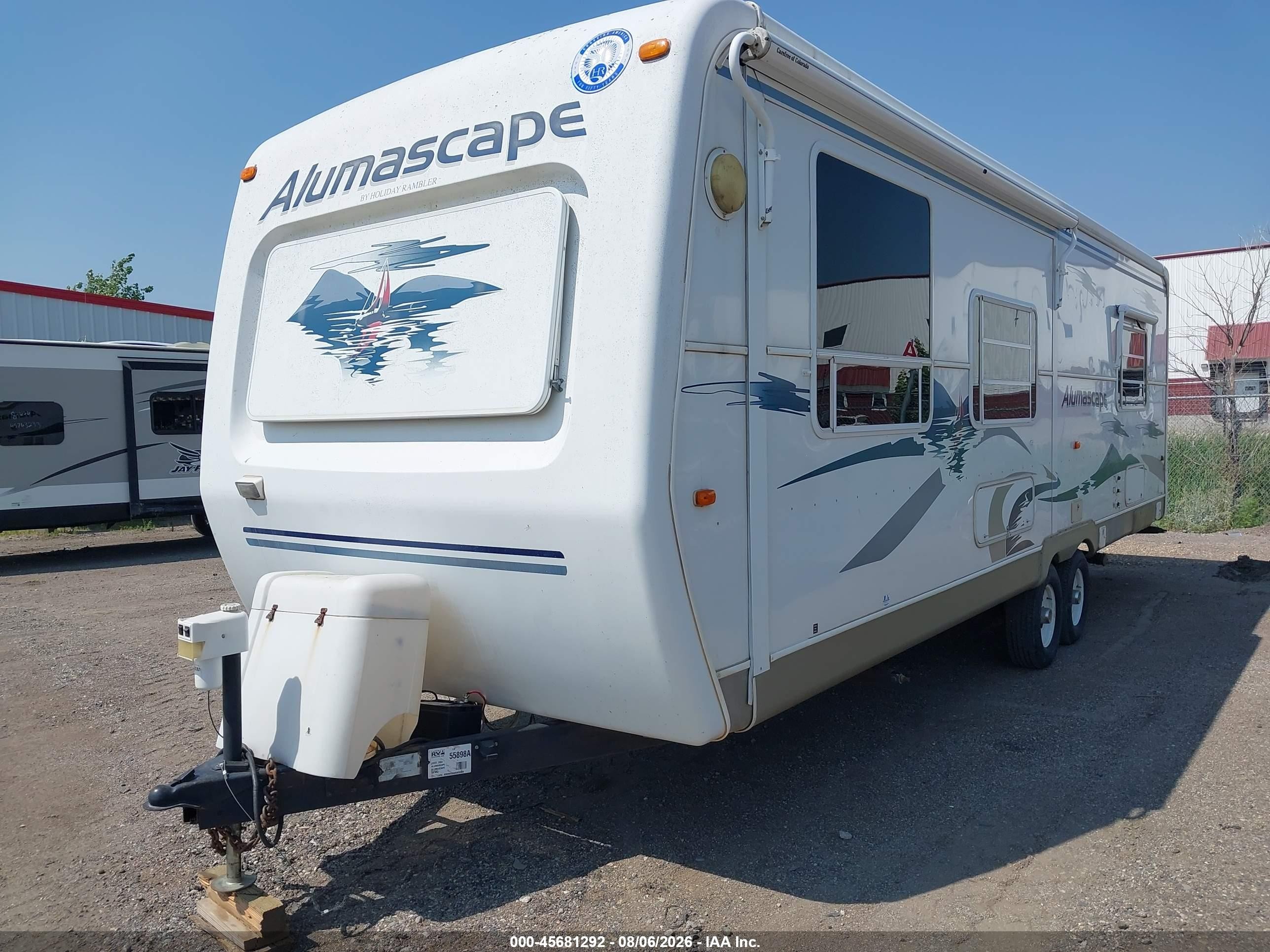 2004 Holiday rambler Alumascape VIN 1KB131K224E143482 IAAI salvage auction — Hail, Clear (North Dakota), sold $850 on 2026-09-24 (photo 2)
